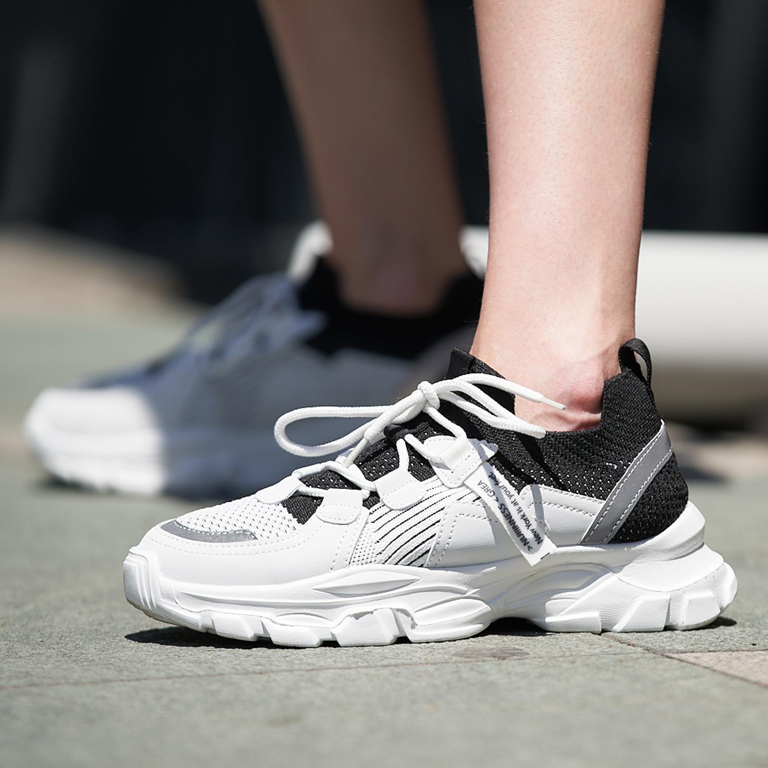 Chromıa Kadın Sneakers - BEYAZ SIYAH
