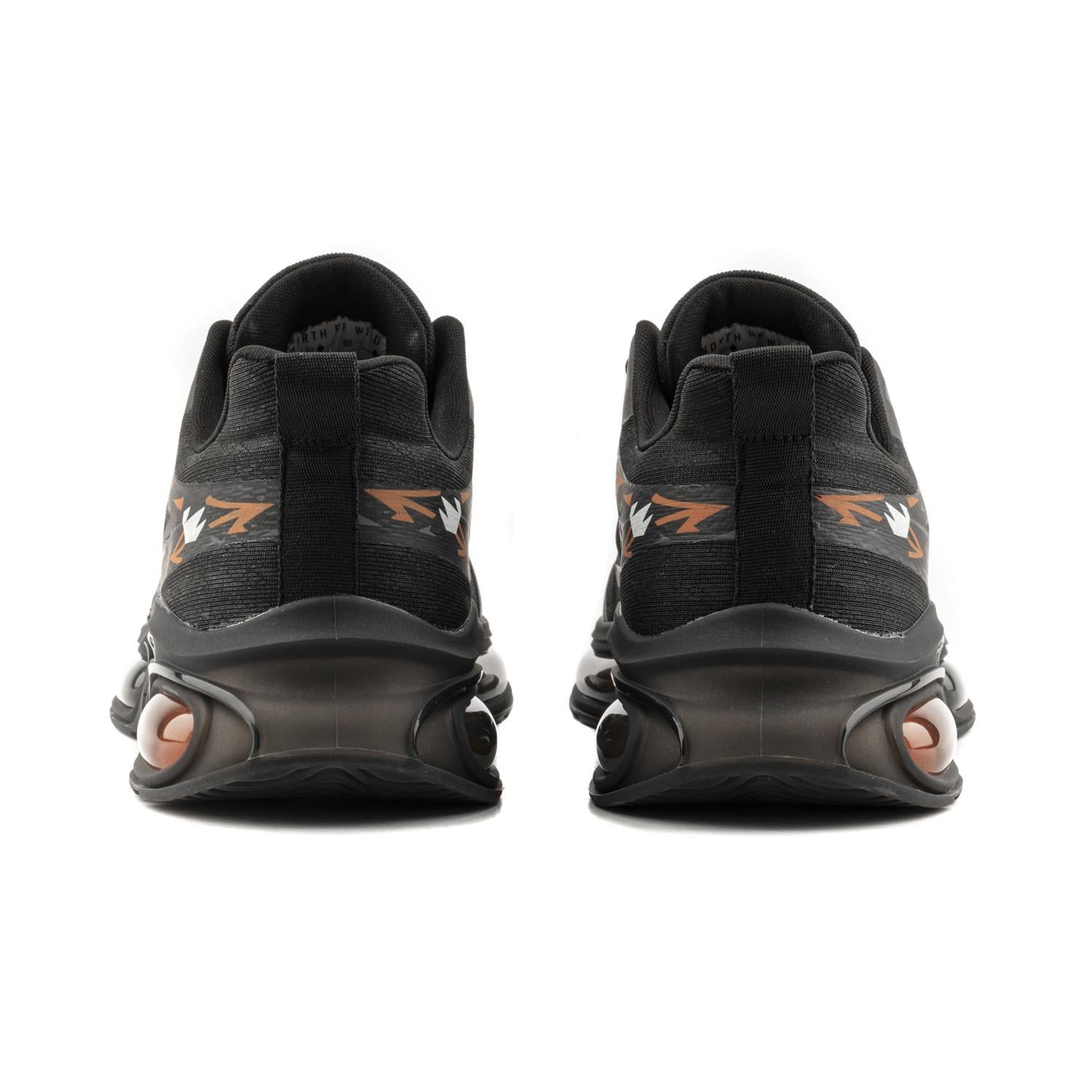 Crazy Erkek Sneakers - SİYAH ORANJ
