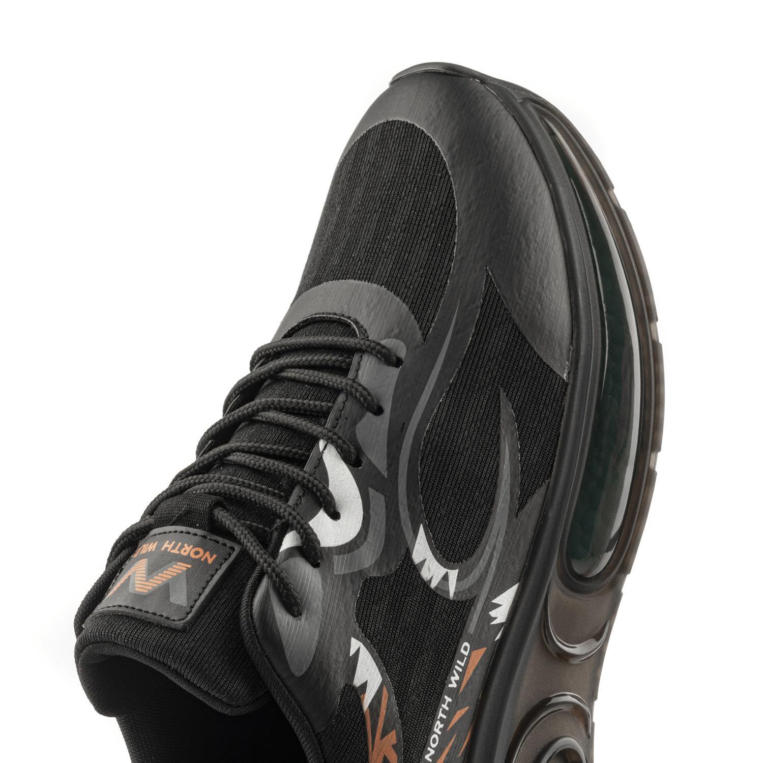 Crazy Erkek Sneakers - SİYAH ORANJ