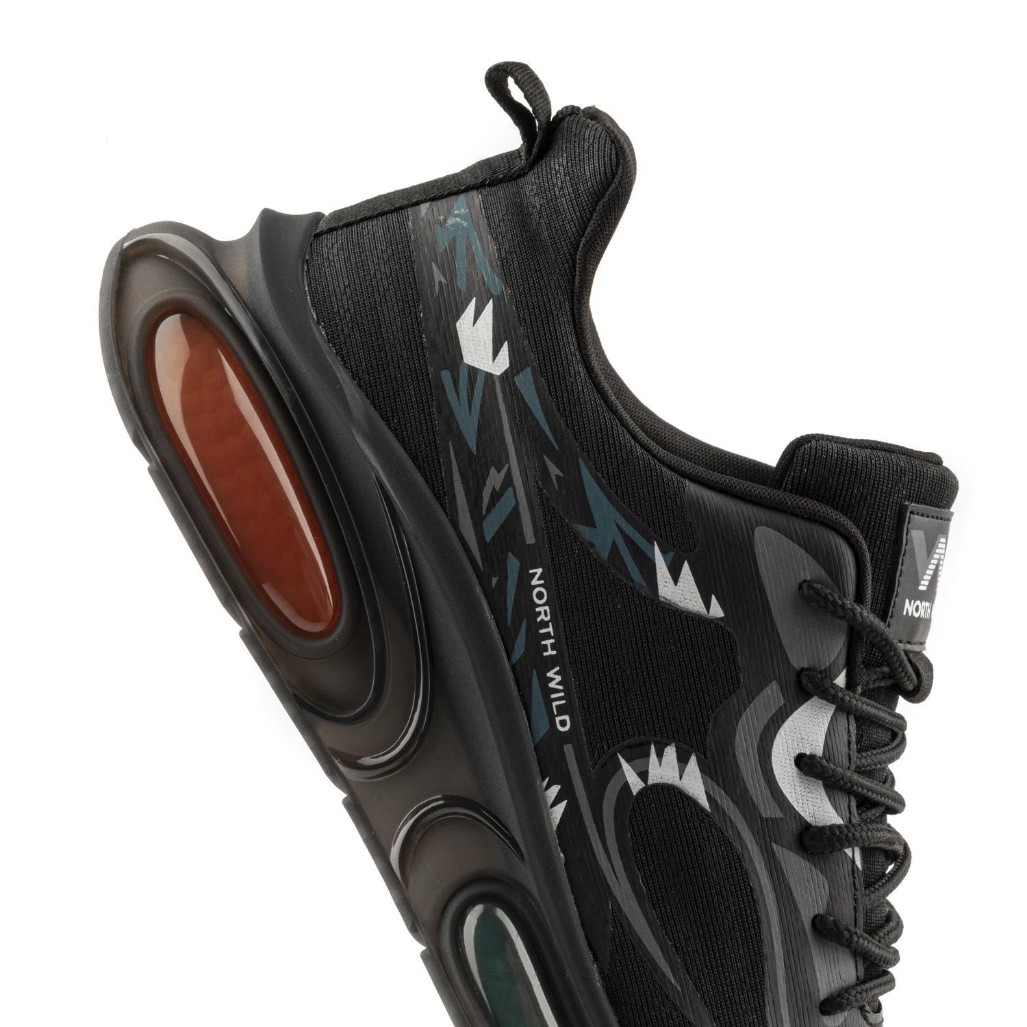 Crazy Erkek Sneakers - SİYAH YEŞİL