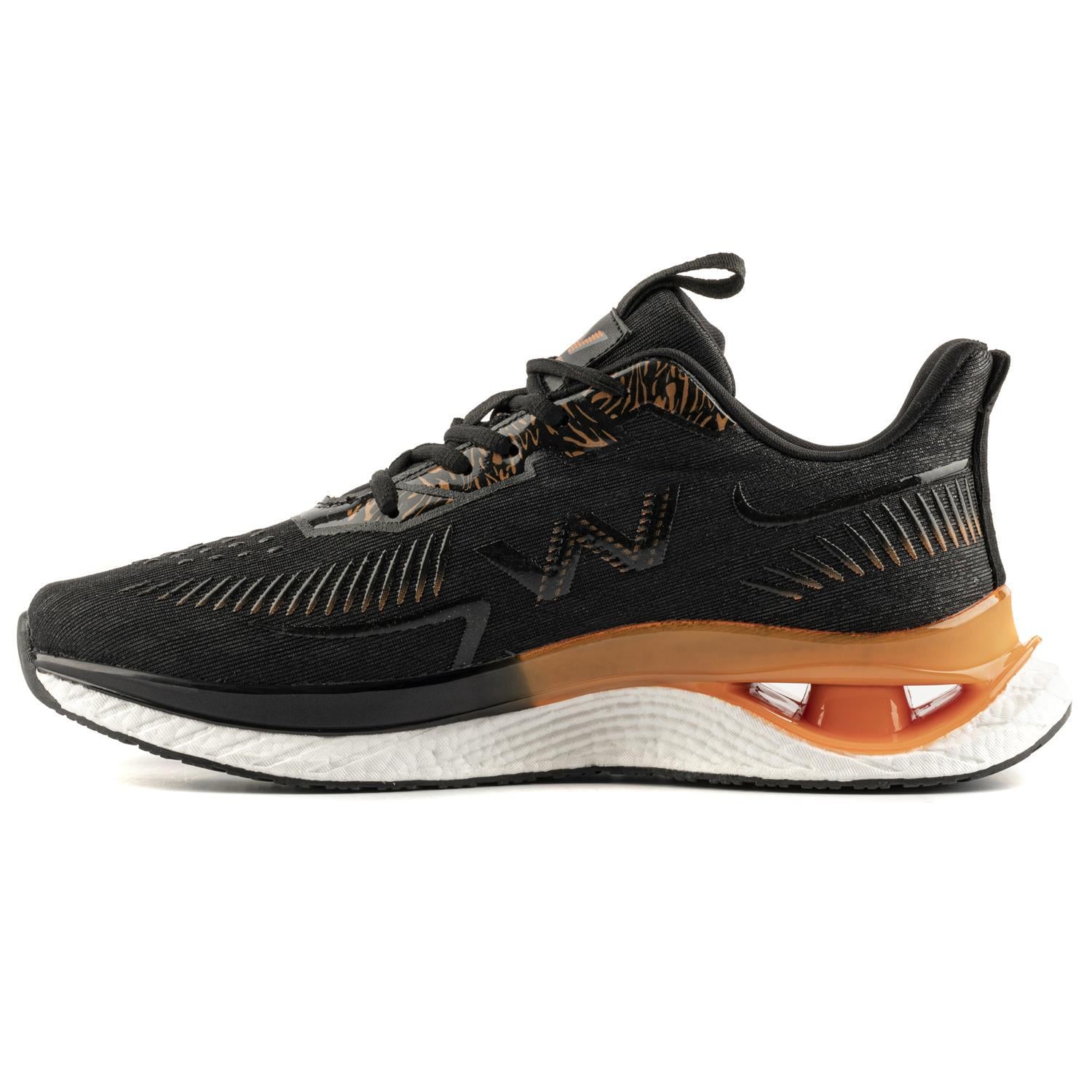 Dapper Erkek Sneakers - SIYAH ORANJ