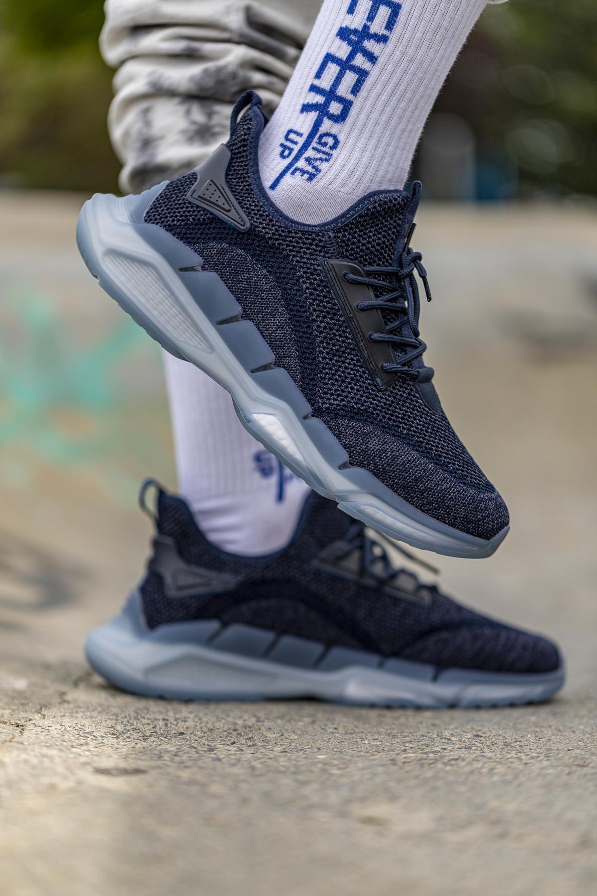 Dexe Erkek Sneakers - LACIVERT