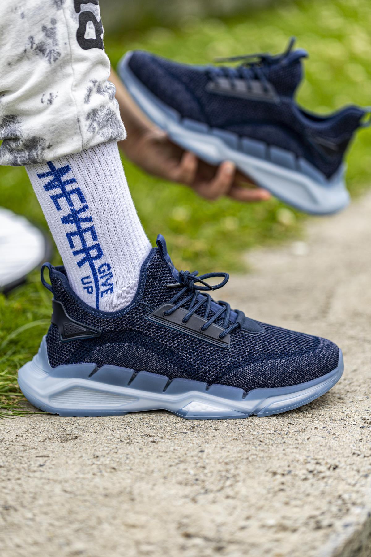 Dexe Erkek Sneakers - LACIVERT