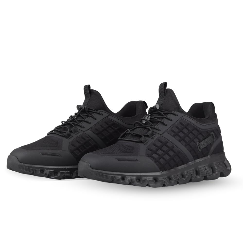 Dinatale Erkek Sneaker - SIYAH SIYAH