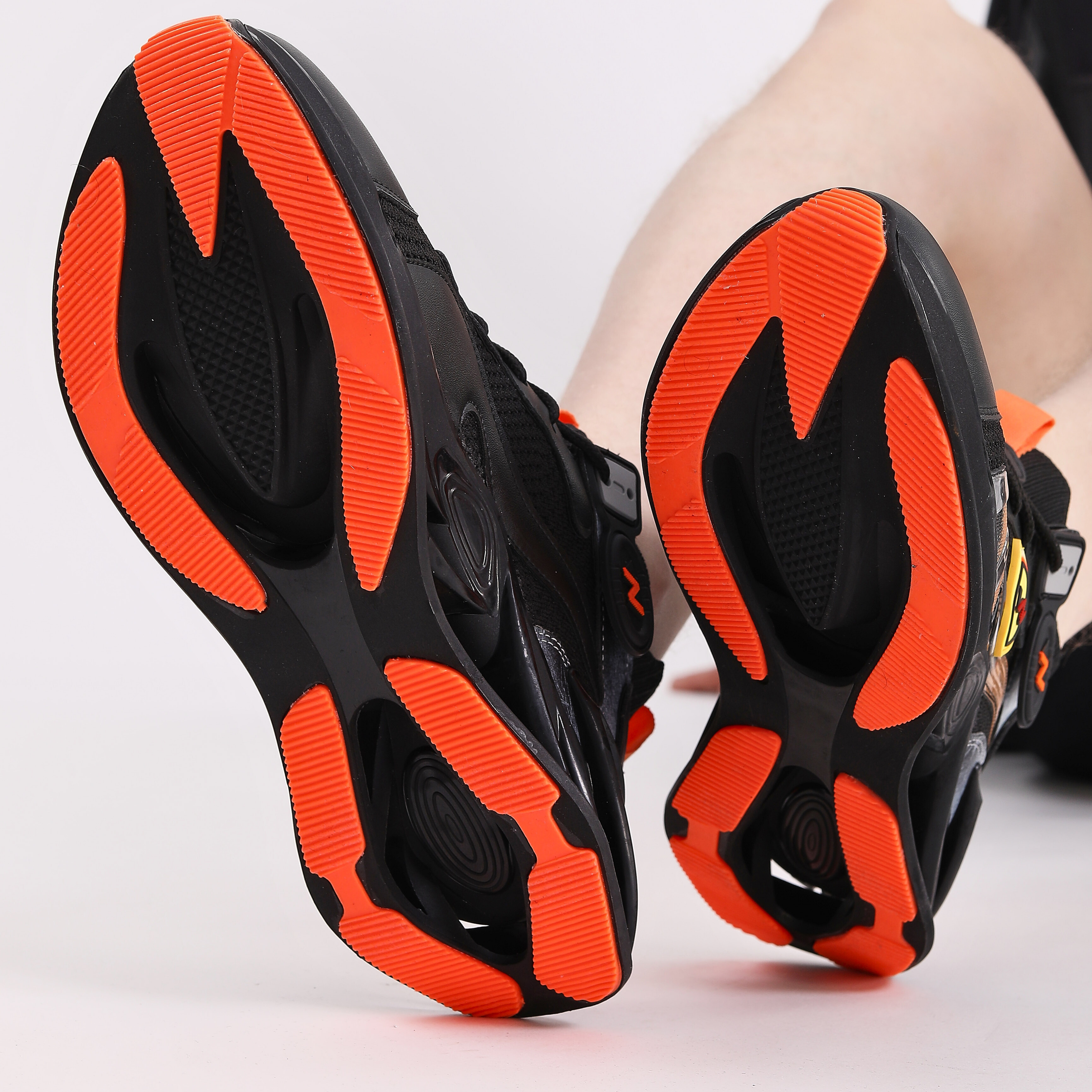 Greed Erkek Sneakers - SIYAH ORANJ