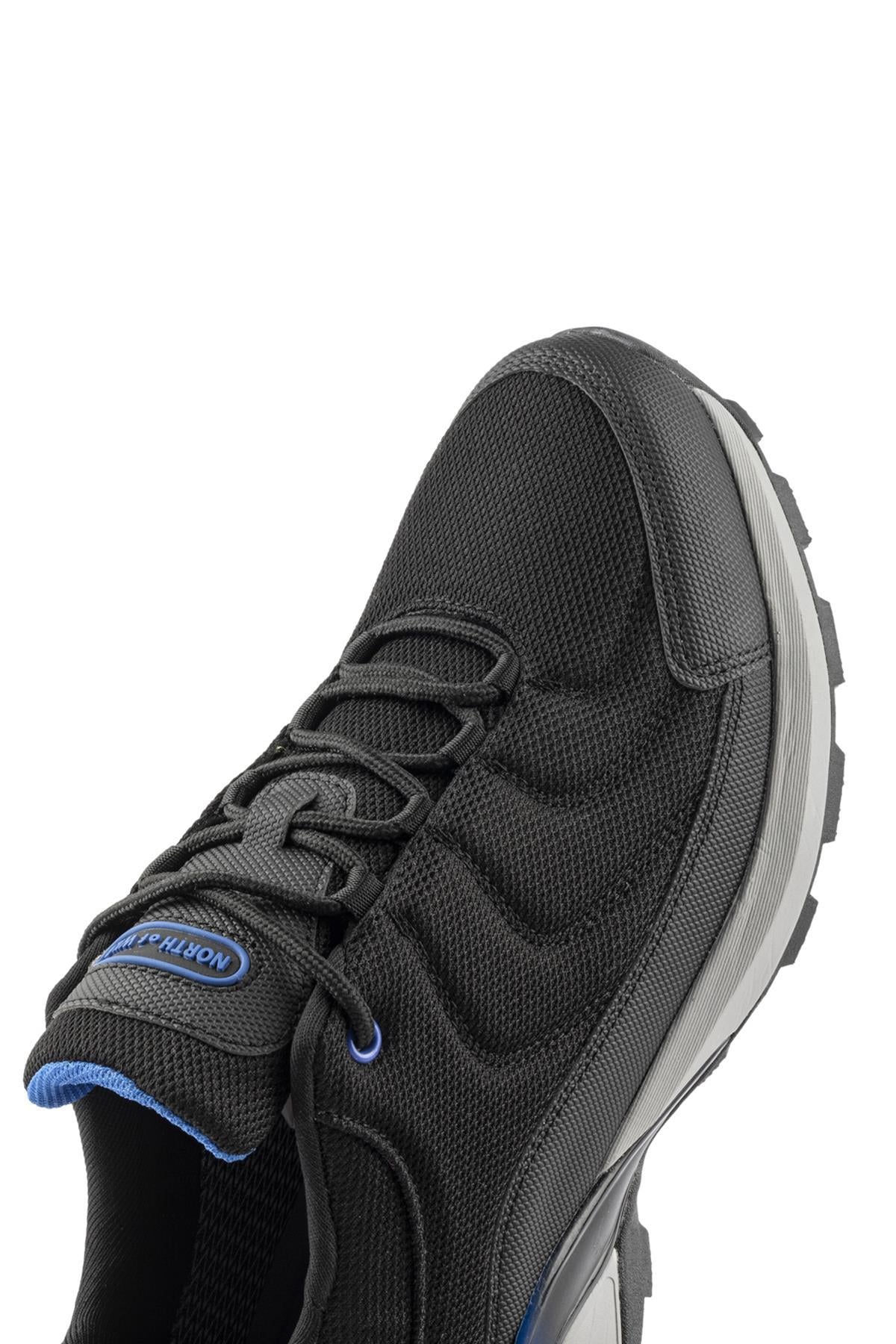 Hikernorth Su Geçirmez Erkek Sneakers - SIYAH SAKS