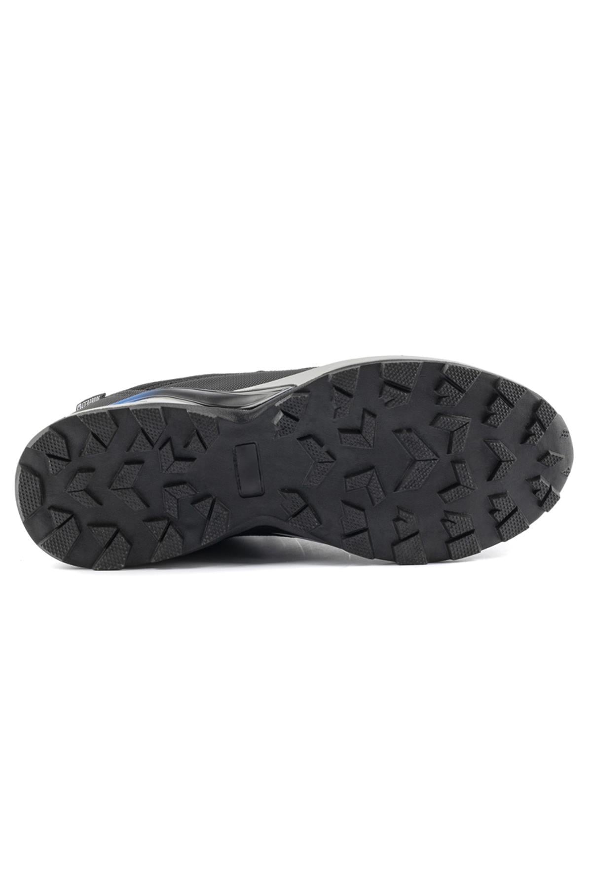 Hikernorth Su Geçirmez Erkek Sneakers - SIYAH SAKS