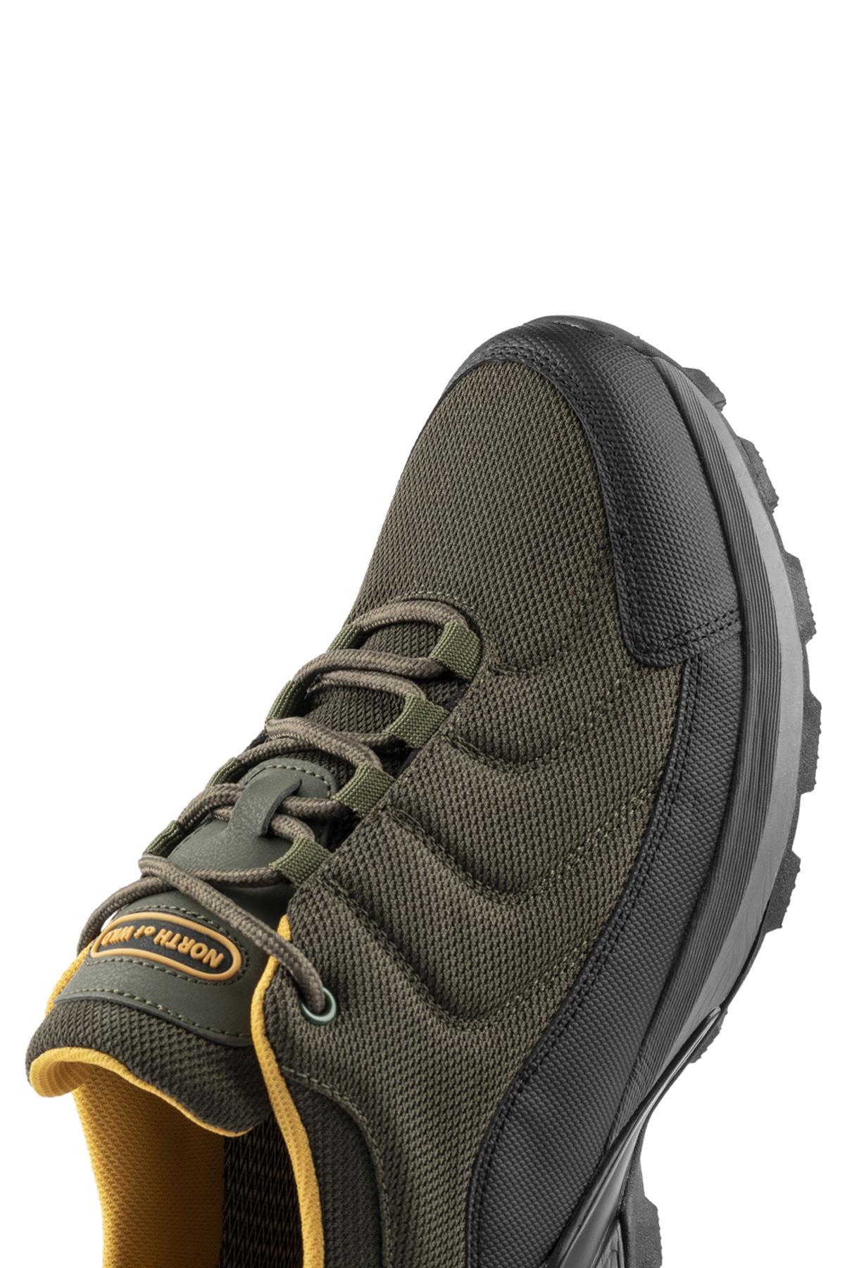 Hikernorth Su Geçirmez Erkek Sneakers - HAKI SARI