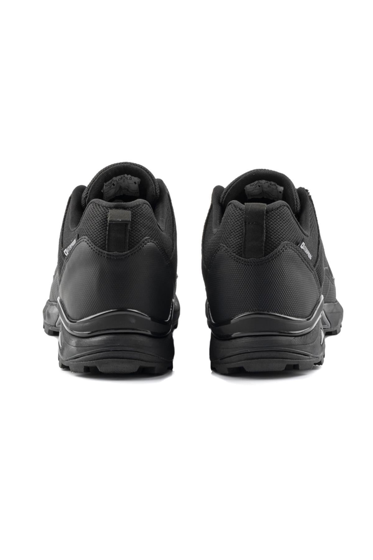 Hikernorth Su Geçirmez Erkek Sneakers - SIYAH