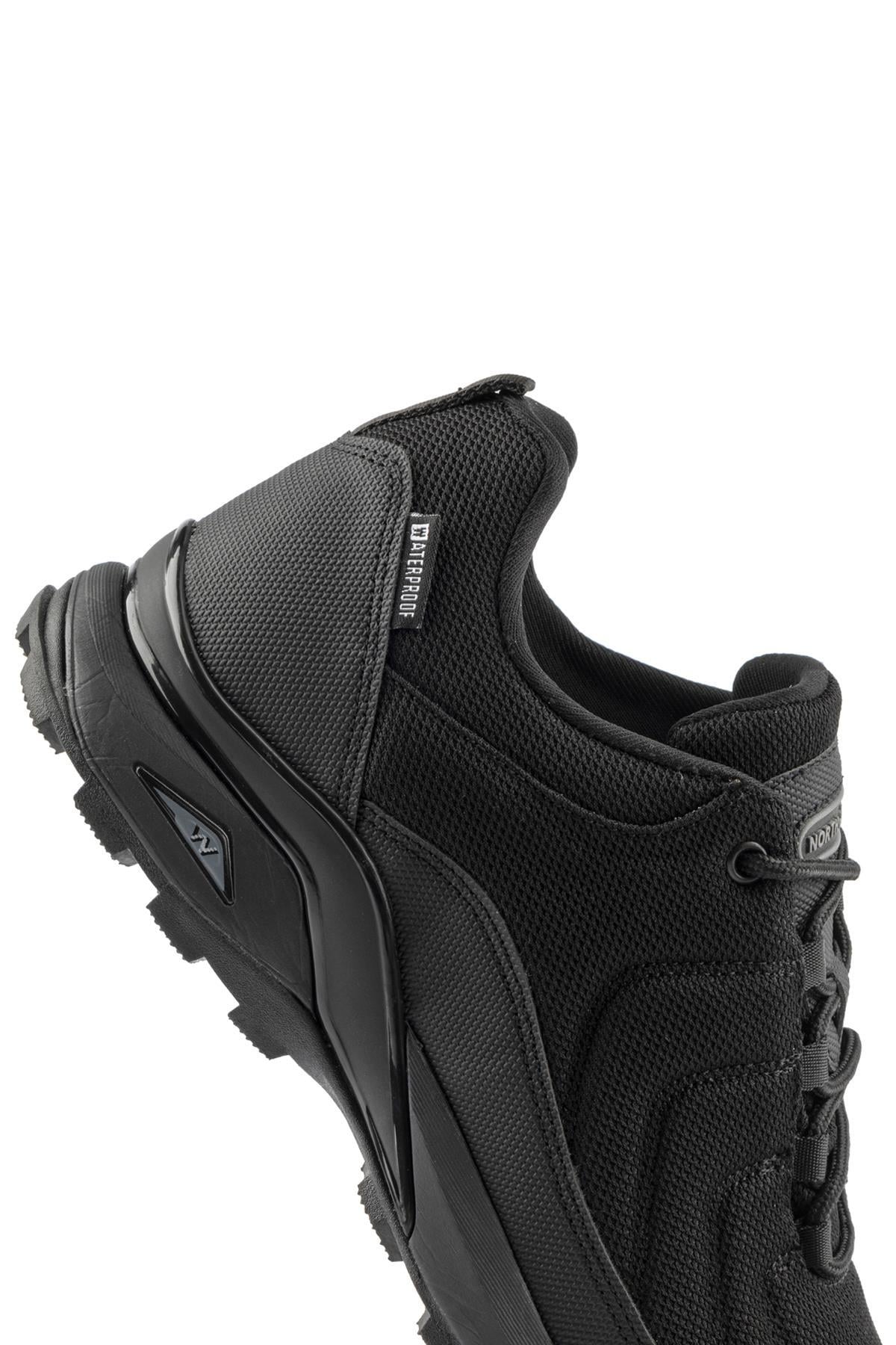 Hikernorth Su Geçirmez Erkek Sneakers - SIYAH