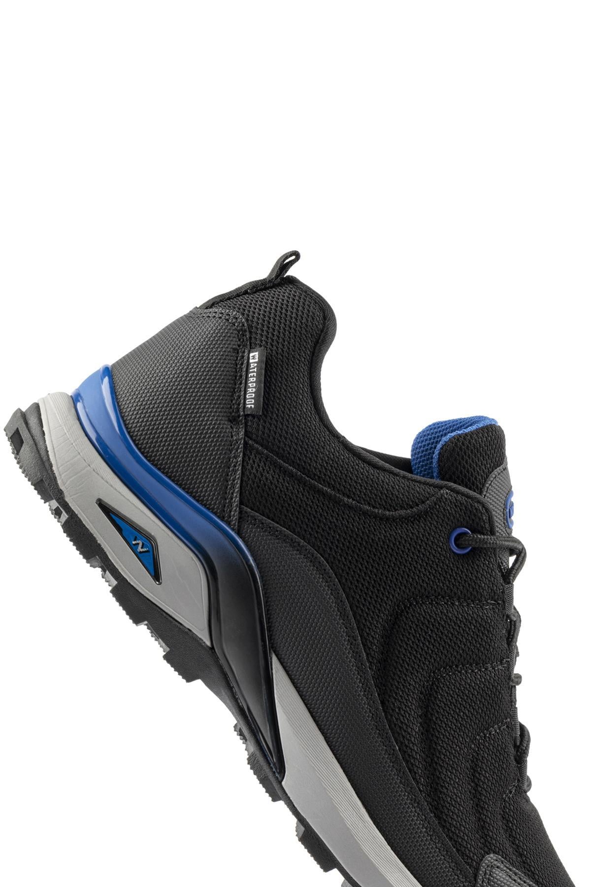 Hikernorth Su Geçirmez Erkek Sneakers - SIYAH SAKS