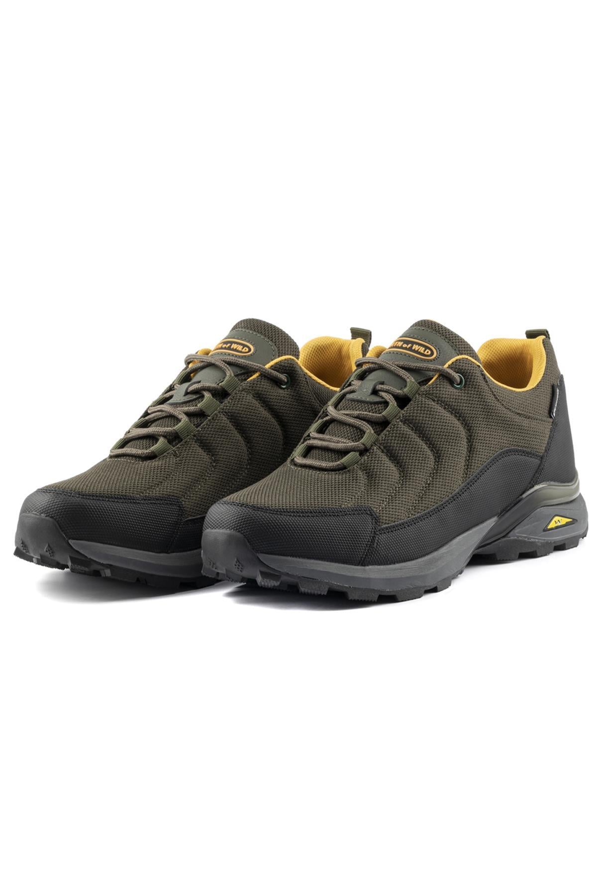Hikernorth Su Geçirmez Erkek Sneakers - HAKI SARI