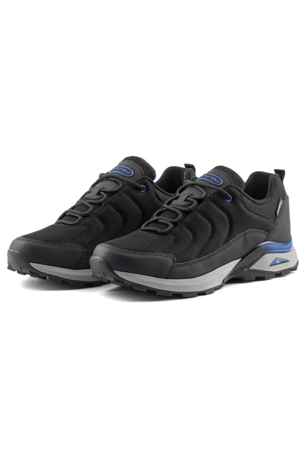 Hikernorth Su Geçirmez Erkek Sneakers - SIYAH SAKS