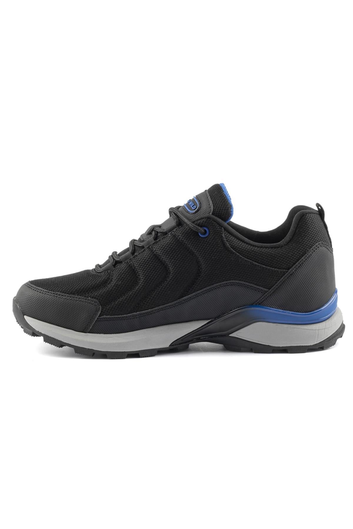 Hikernorth Su Geçirmez Erkek Sneakers - SIYAH SAKS