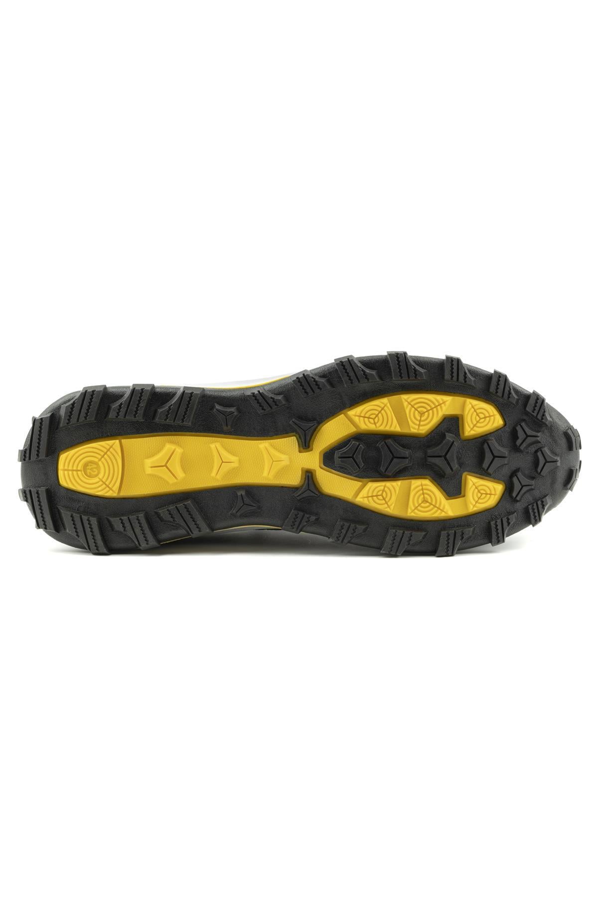 Leona Su Geçirmez Erkek Sneakers - FUME SARI