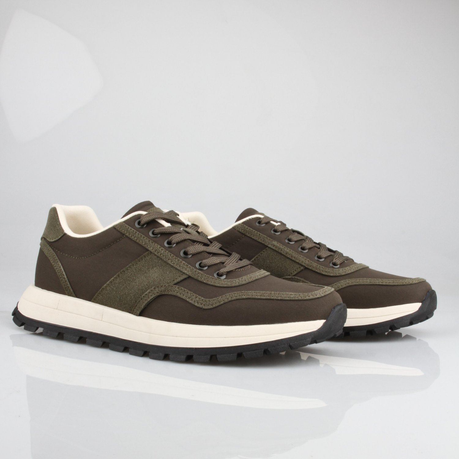 Med Erkek Sneaker - KOYU HAKI