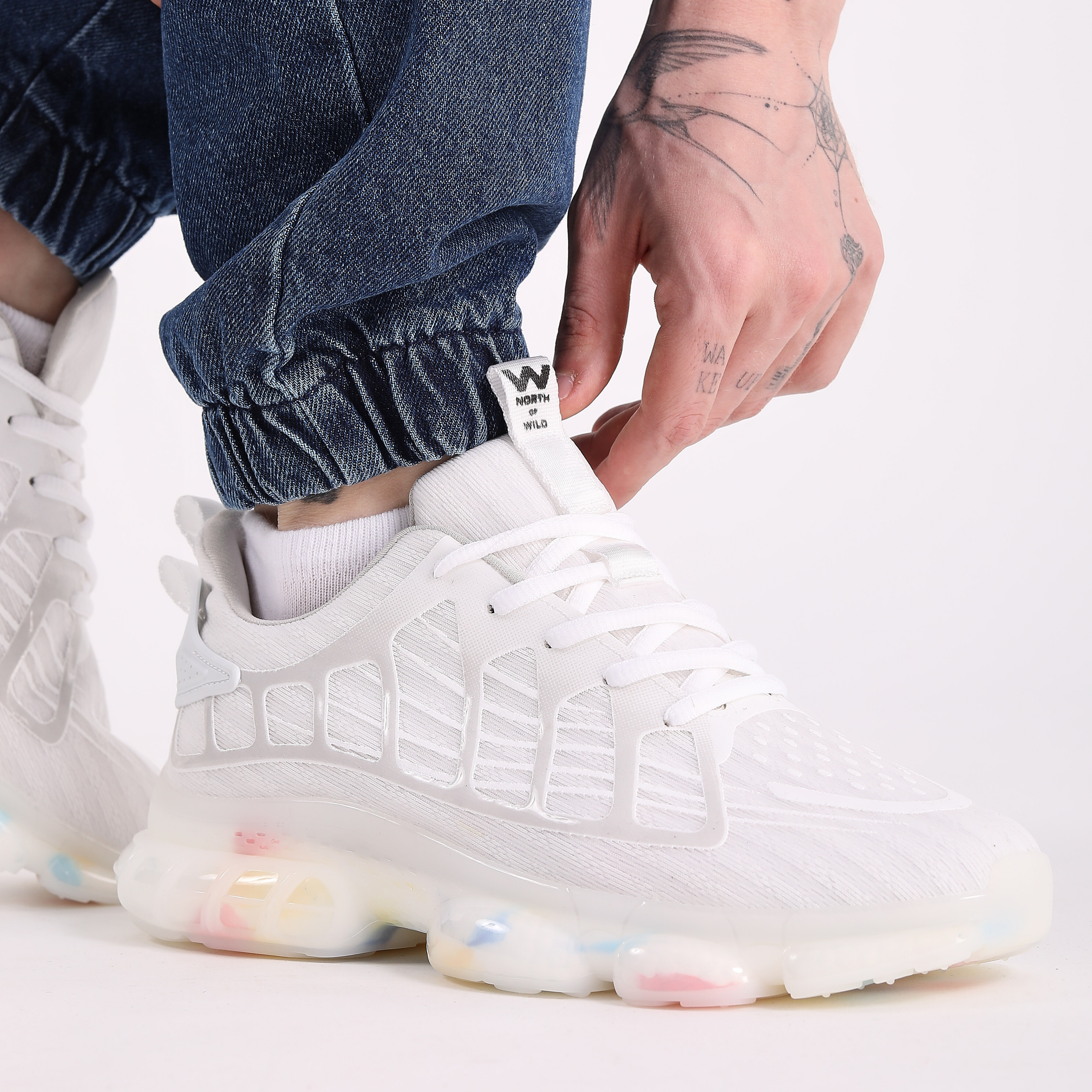 Neo Erkek Sneakers - BEYAZ A.GRİ