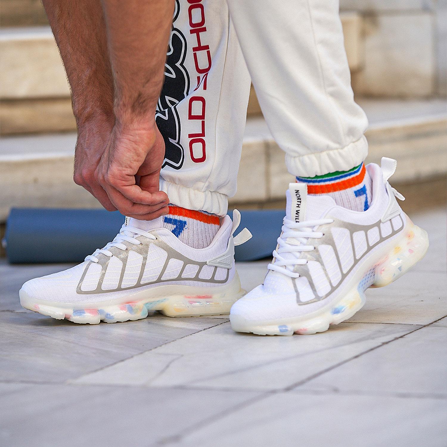 Neo Erkek Sneakers - BEYAZ A.GRİ