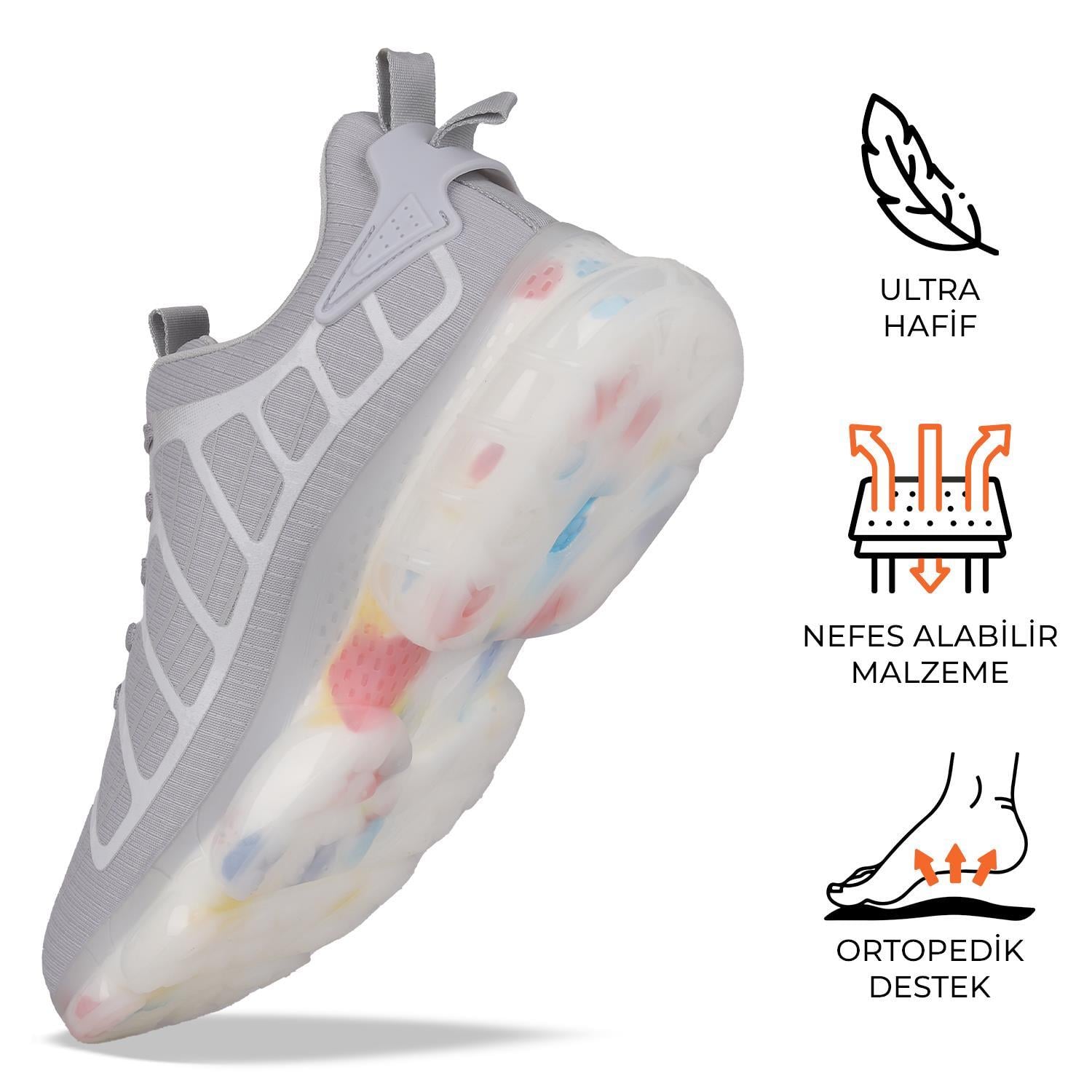 Neo Erkek Sneakers - GRİ BEYAZ