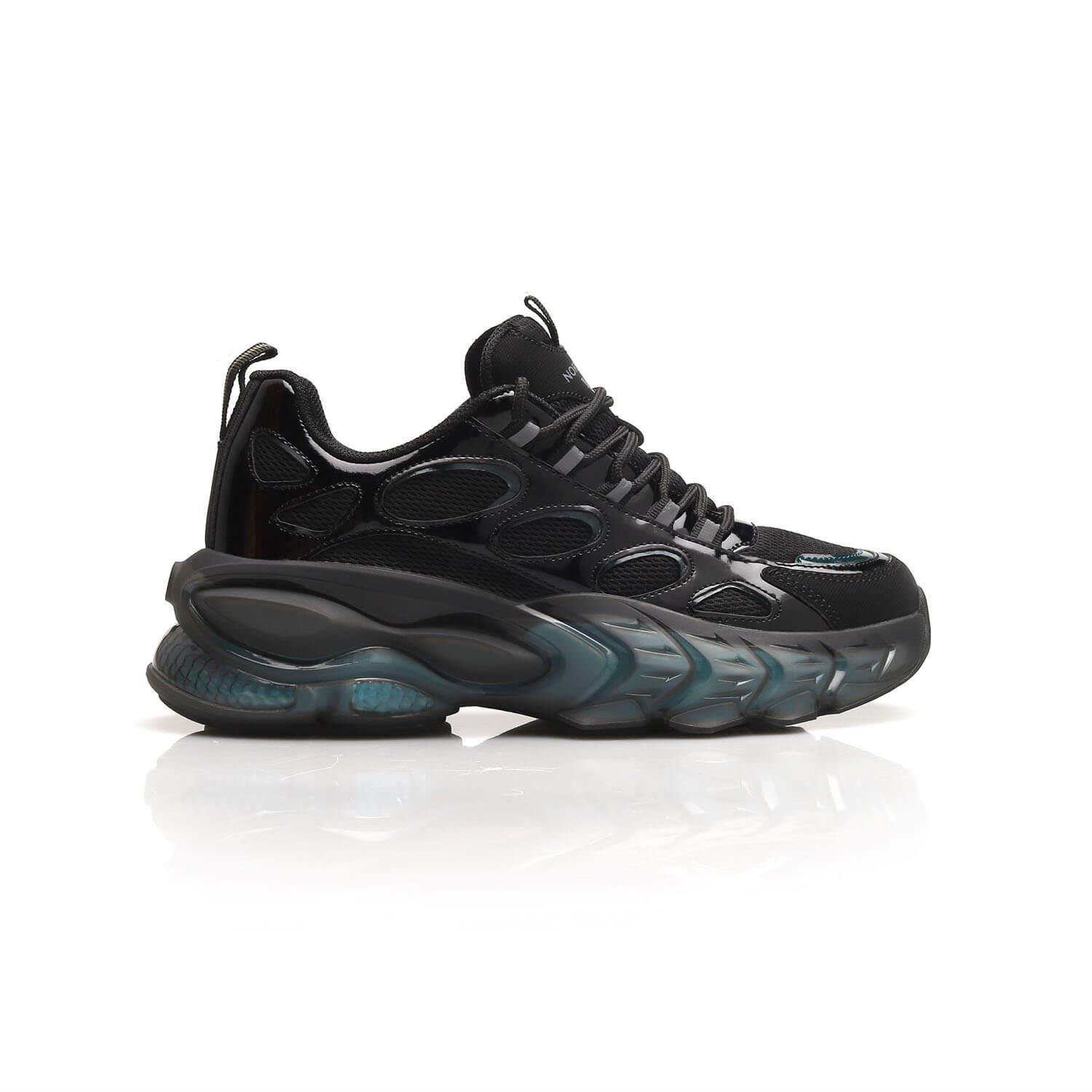 Nocha Kadın Sneakers - SIYAH YESIL