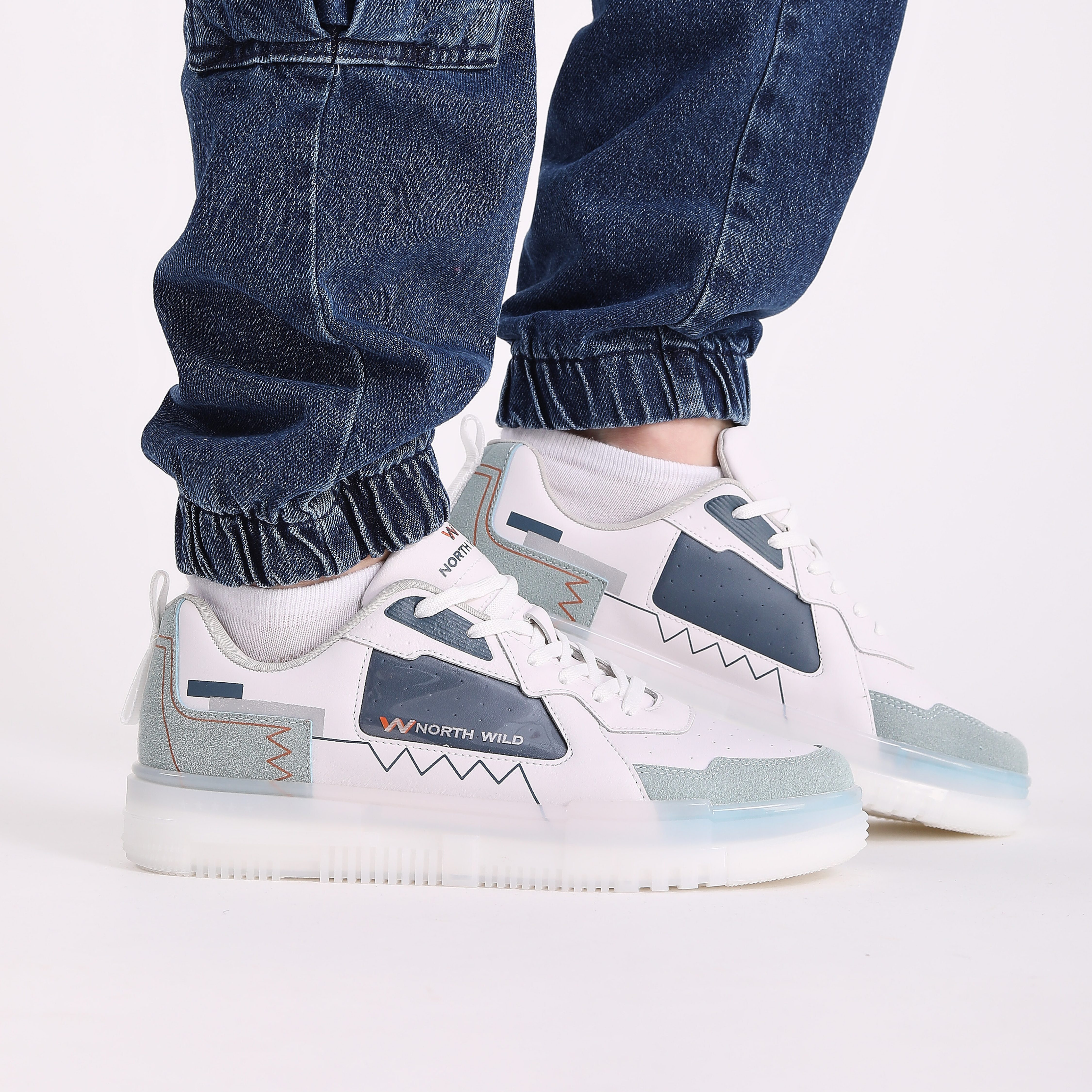 Planet Unisex Sneakers - BEYAZ MAVİ