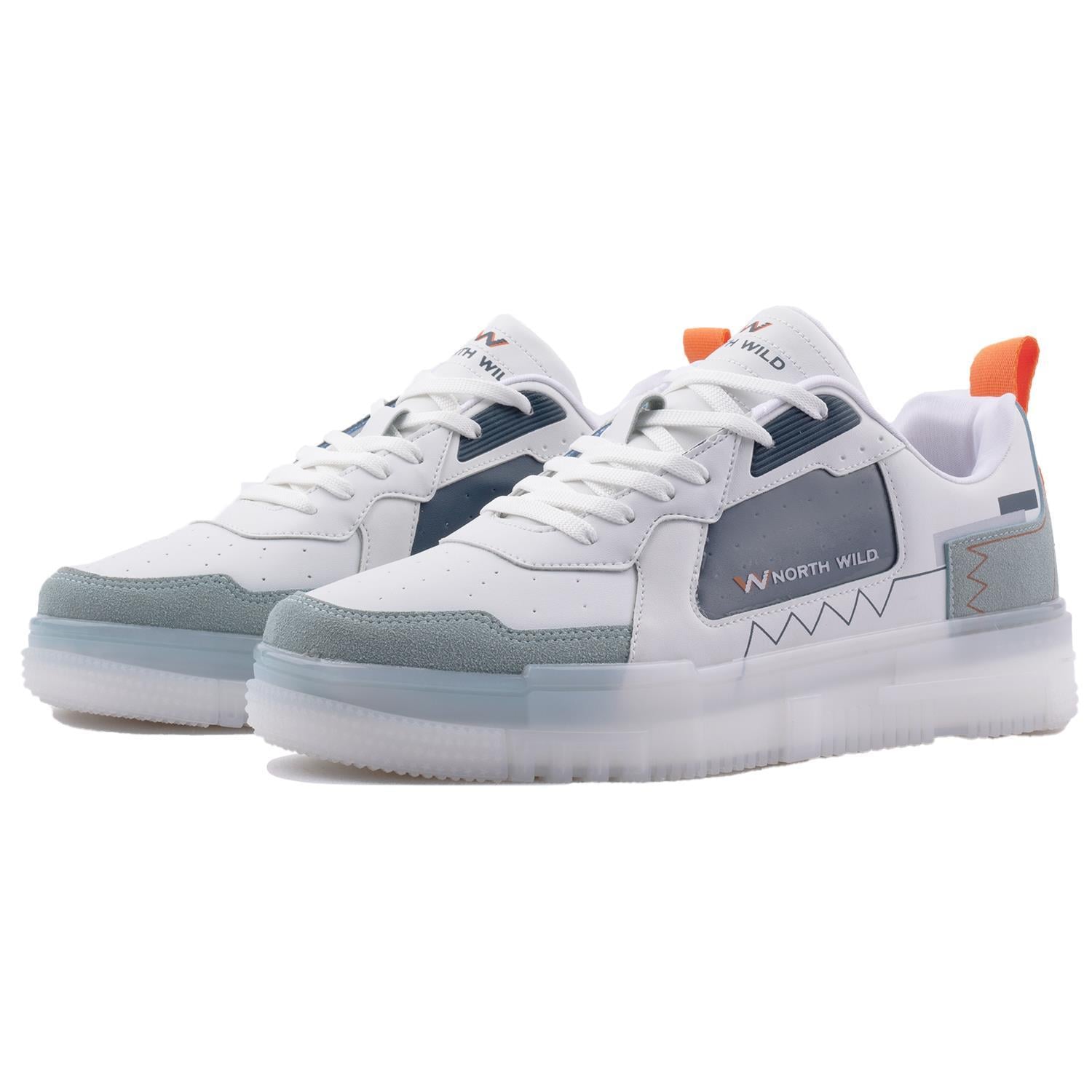 Planet Unisex Sneakers - BEYAZ-ORANJ