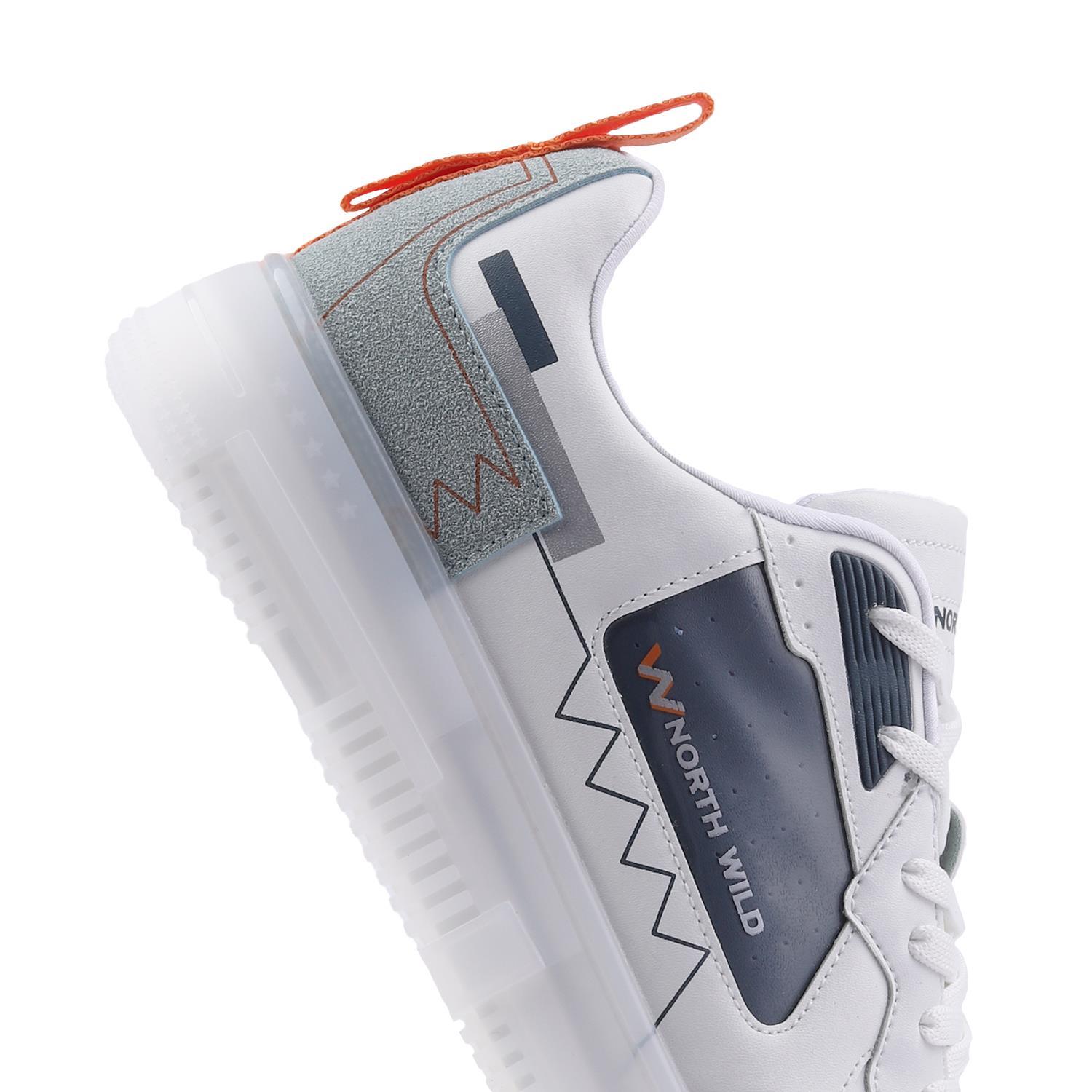 Planet Unisex Sneakers - BEYAZ-ORANJ