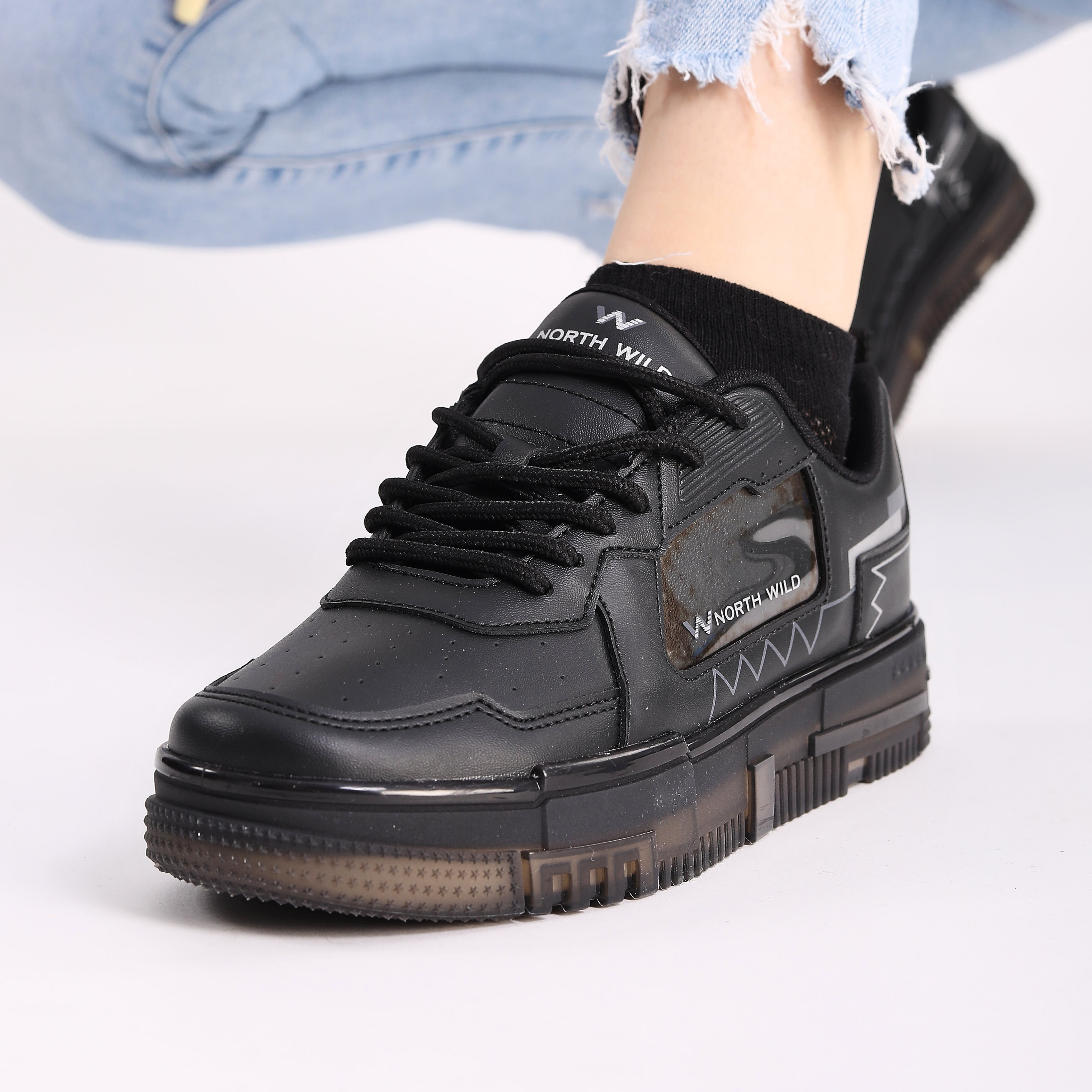 Planet Unisex Sneakers - SIYAH