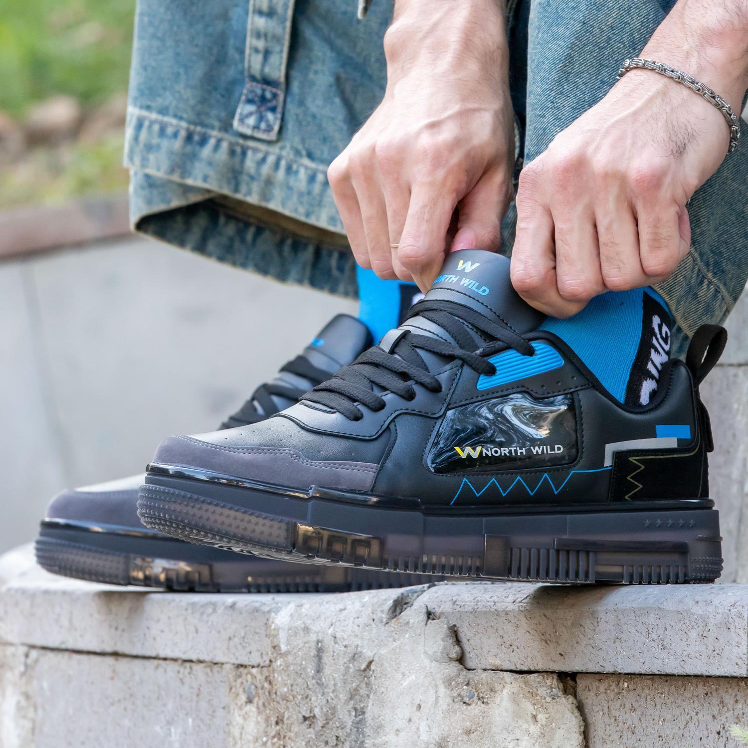 Planet Unisex Sneakers - SİYAH FÜME
