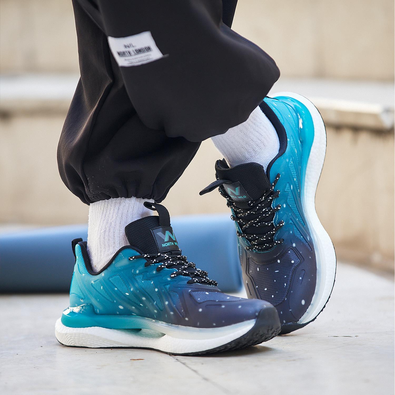 Sparkle Erkek Sneakers  - SIYAH YESIL