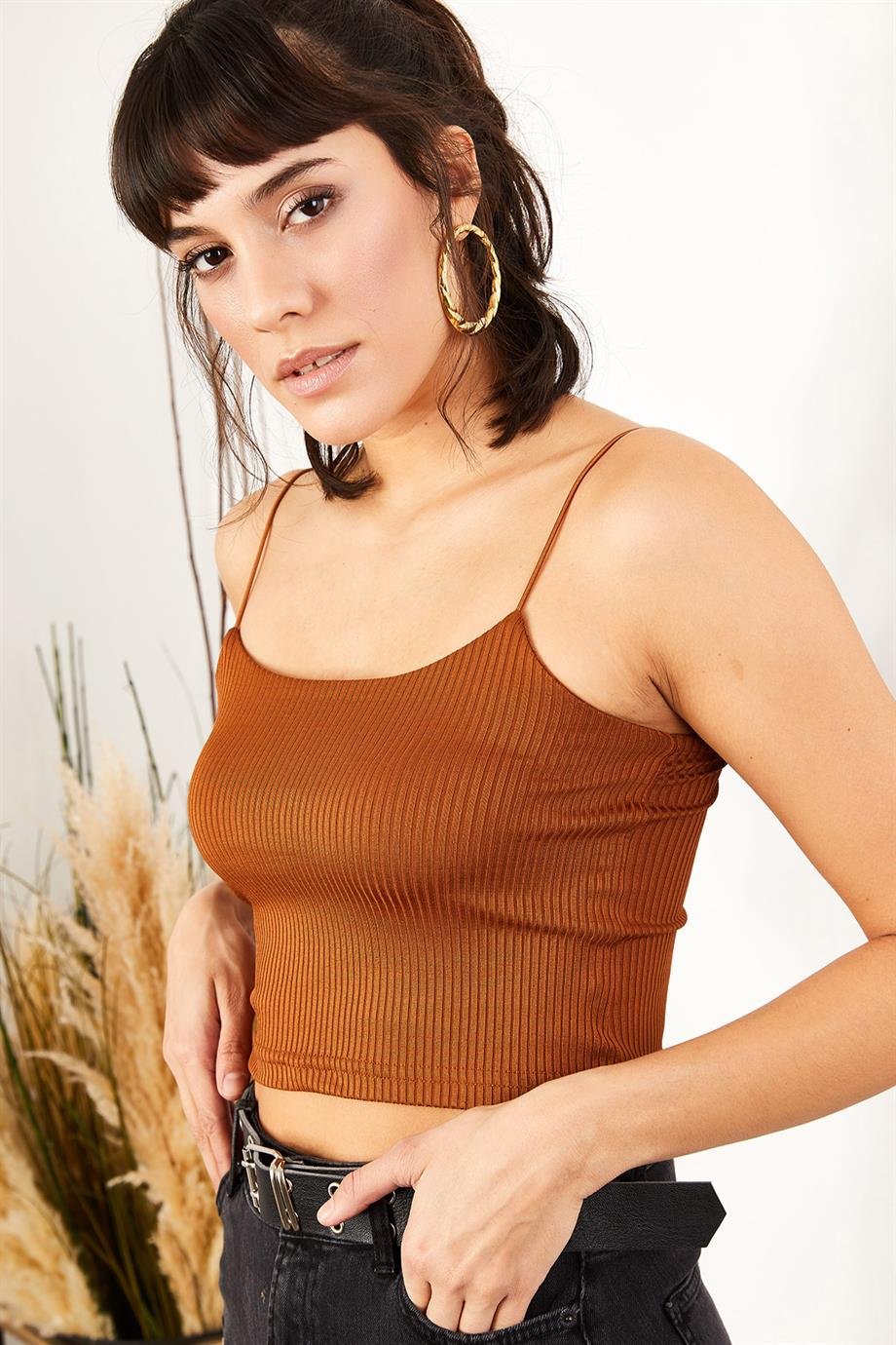 İp Askılı Kaşkorse Body Tarçın