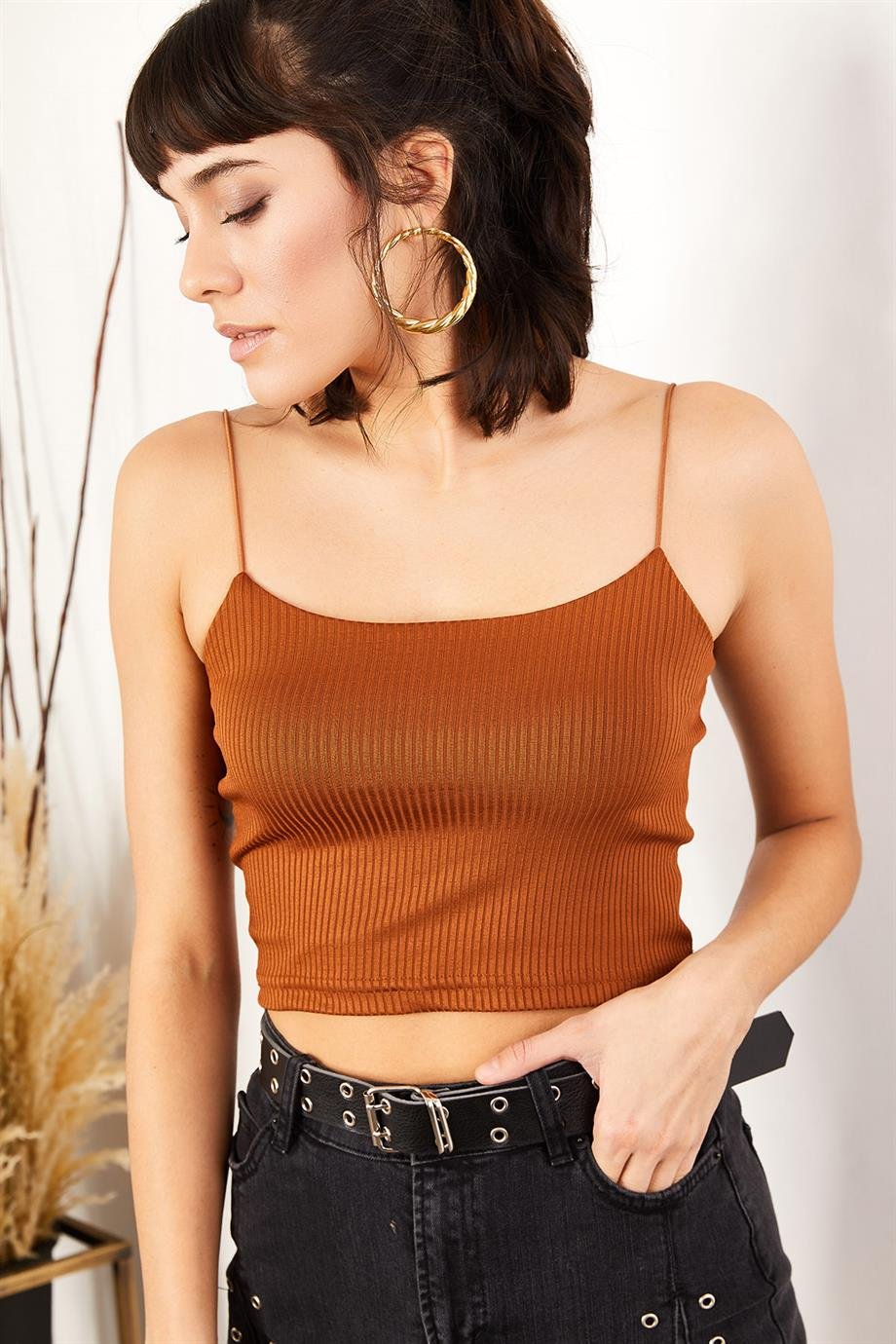 İp Askılı Kaşkorse Body Tarçın
