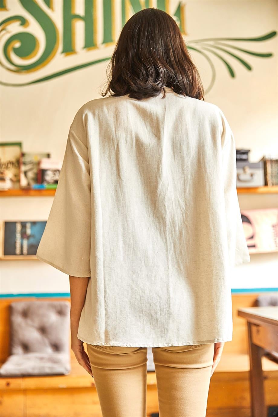 Salaş Dokuma Kimono Taş