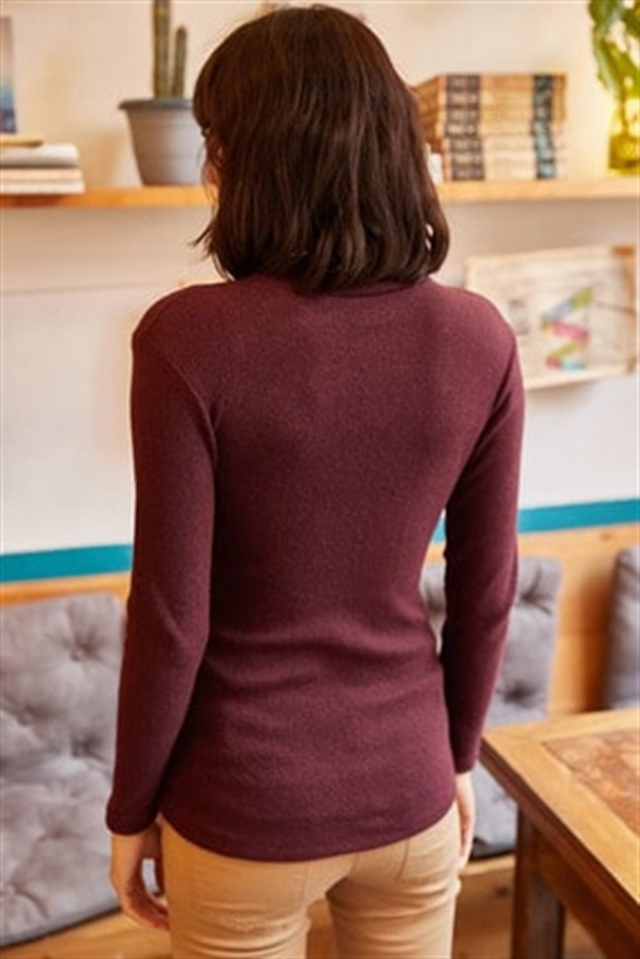 Yarım Balıkçı Şardonlu Kaşkorse Body Mürdüm