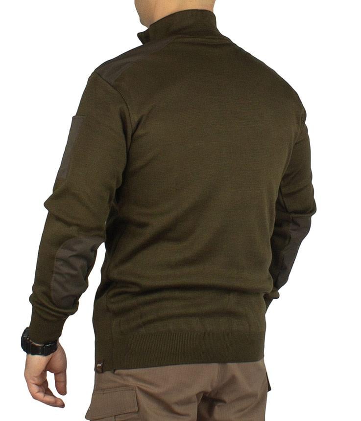 YDS ASKERİ KAZAK - YAKASI FERMUARLI -HAKİ