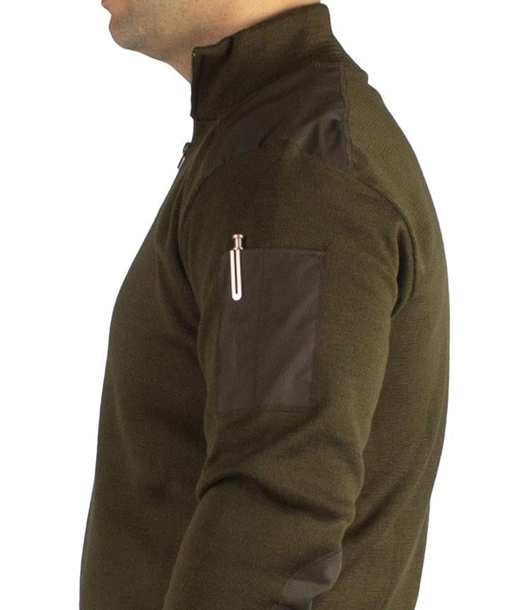 YDS ASKERİ KAZAK - YAKASI FERMUARLI -HAKİ