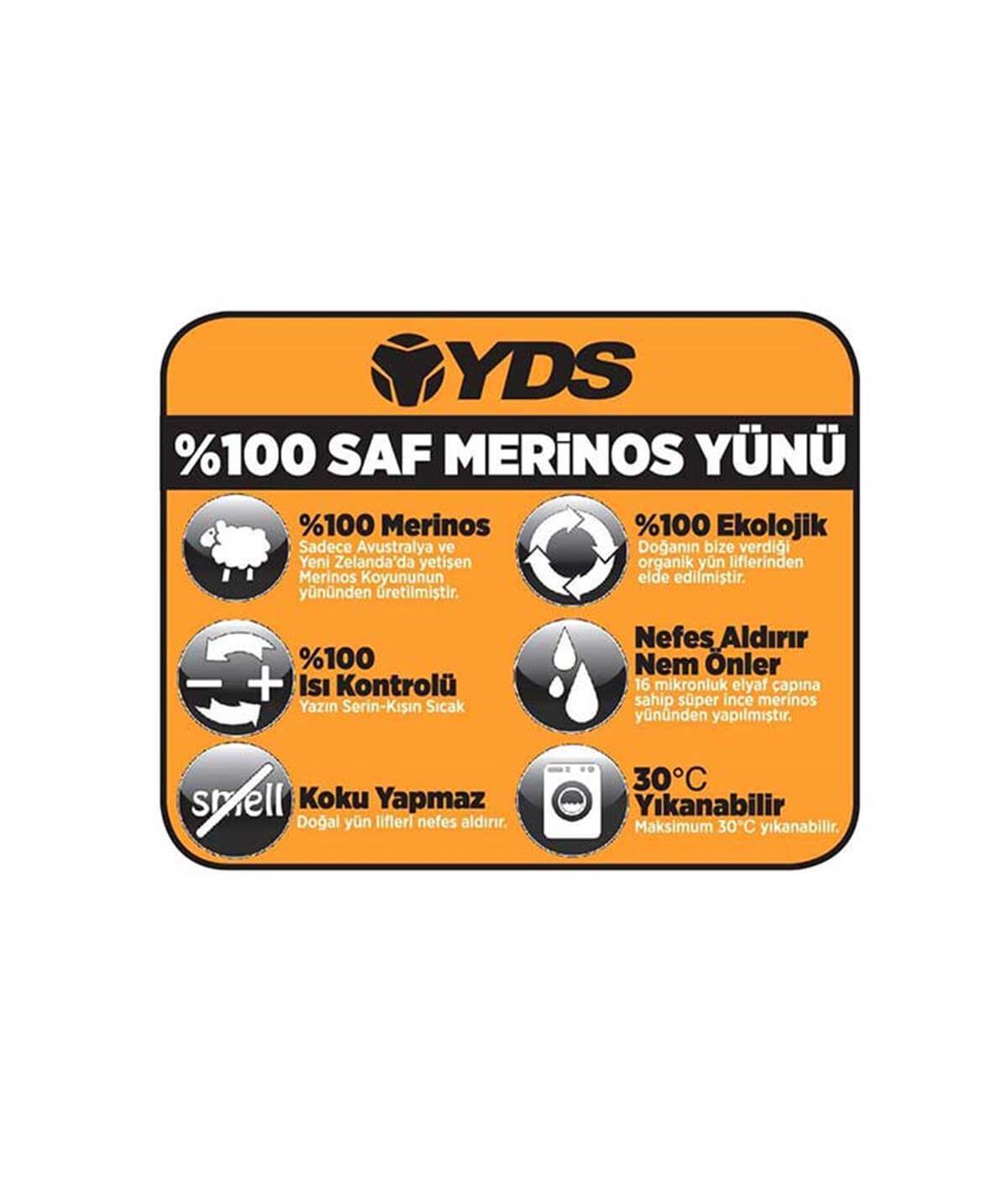 YDS ATAR YÜN T-SHIRT -YEŞİL