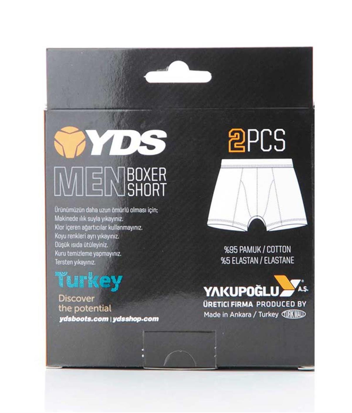 YDS BOXER KUTU(2'Lİ) -SİYAH