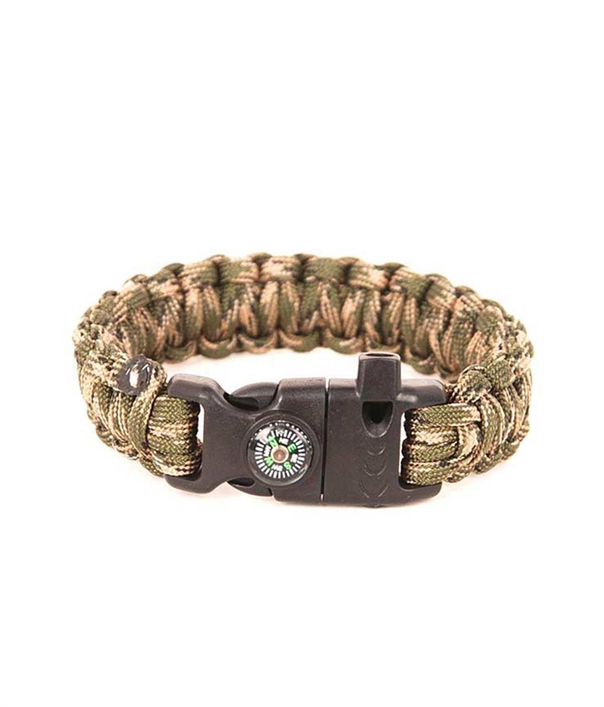 YDS FUNCTIONAL PARACORD/BİLEKLİK -HAKİ BEJ KAMUFLAJ