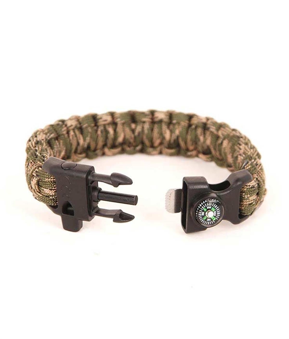 YDS FUNCTIONAL PARACORD/BİLEKLİK -HAKİ BEJ KAMUFLAJ