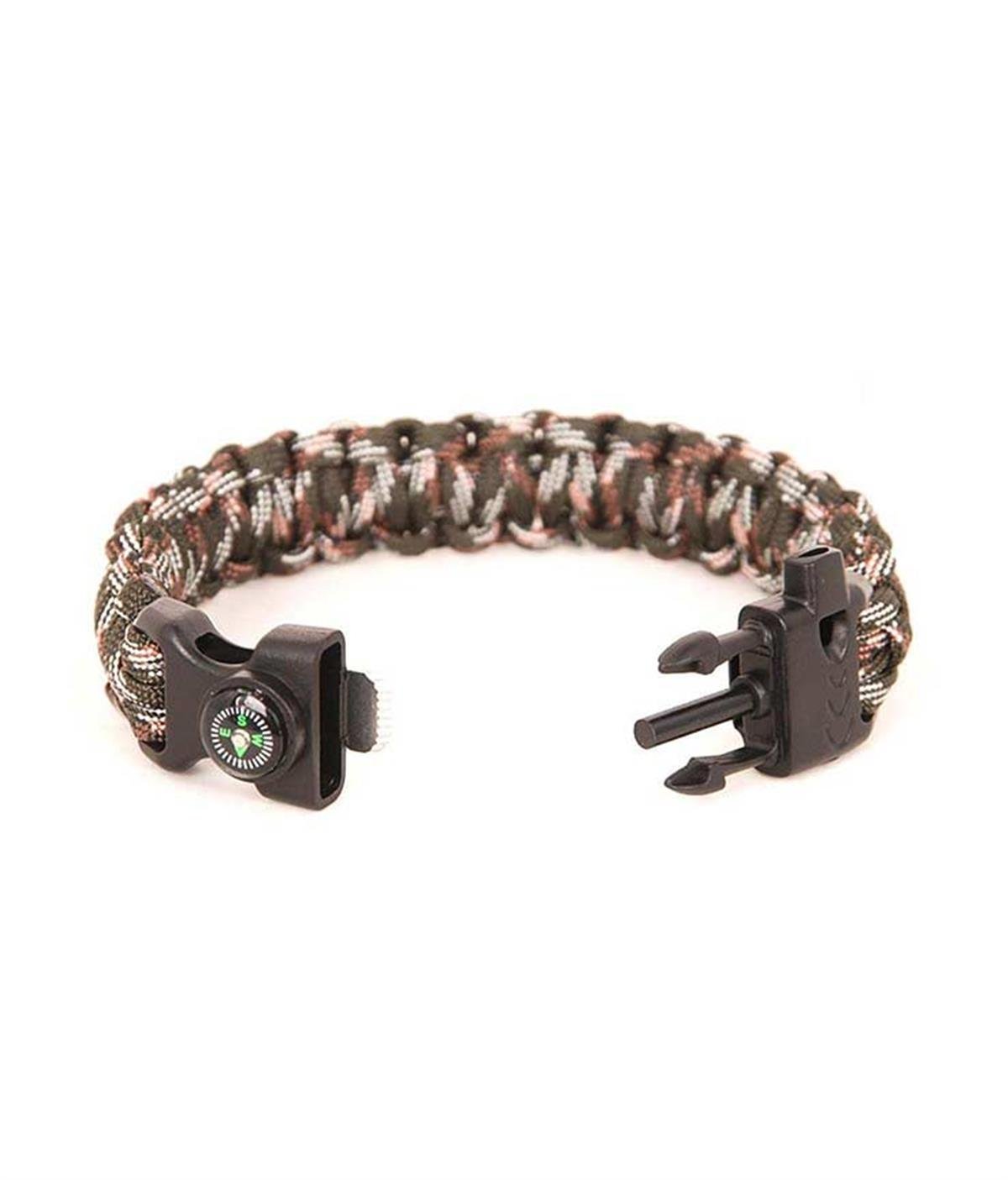 YDS FUNCTIONAL PARACORD/BİLEKLİK -HAKİ BEYAZ