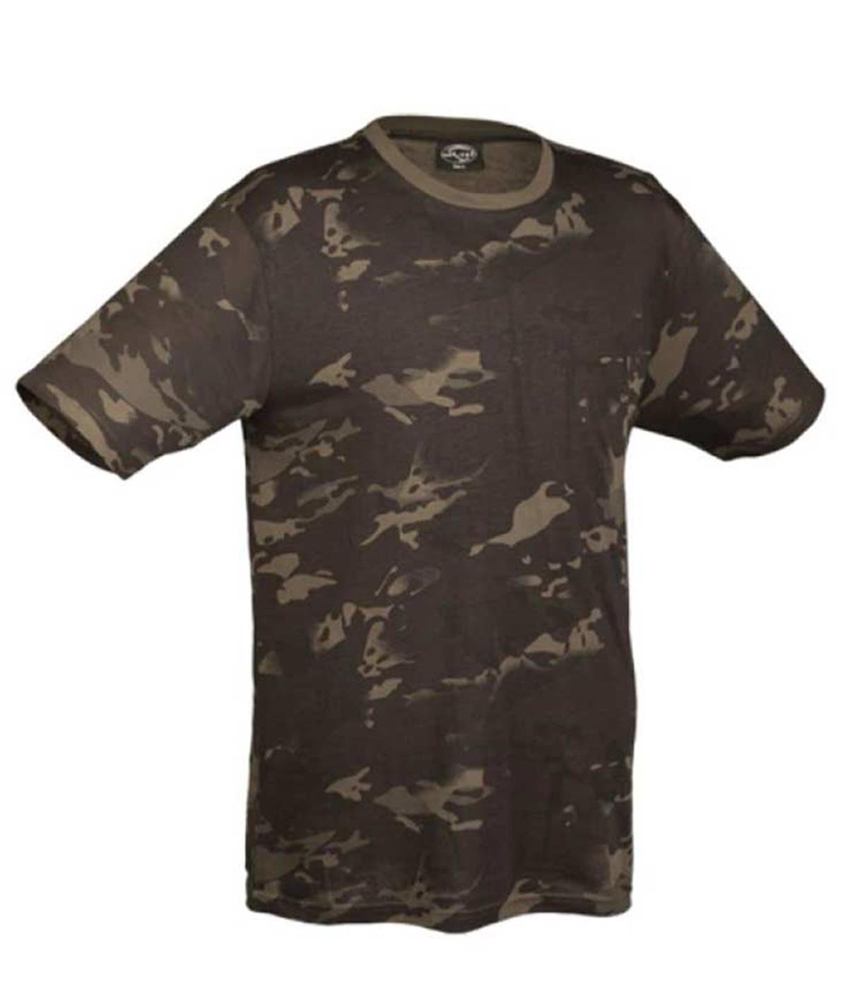 YDS MIL-TEC MULTITARN T-SHIRT -SİYAH