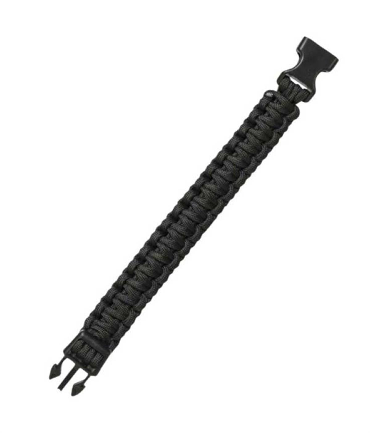 YDS MIL-TEC PARACORD BİLEKLİK -SİYAH