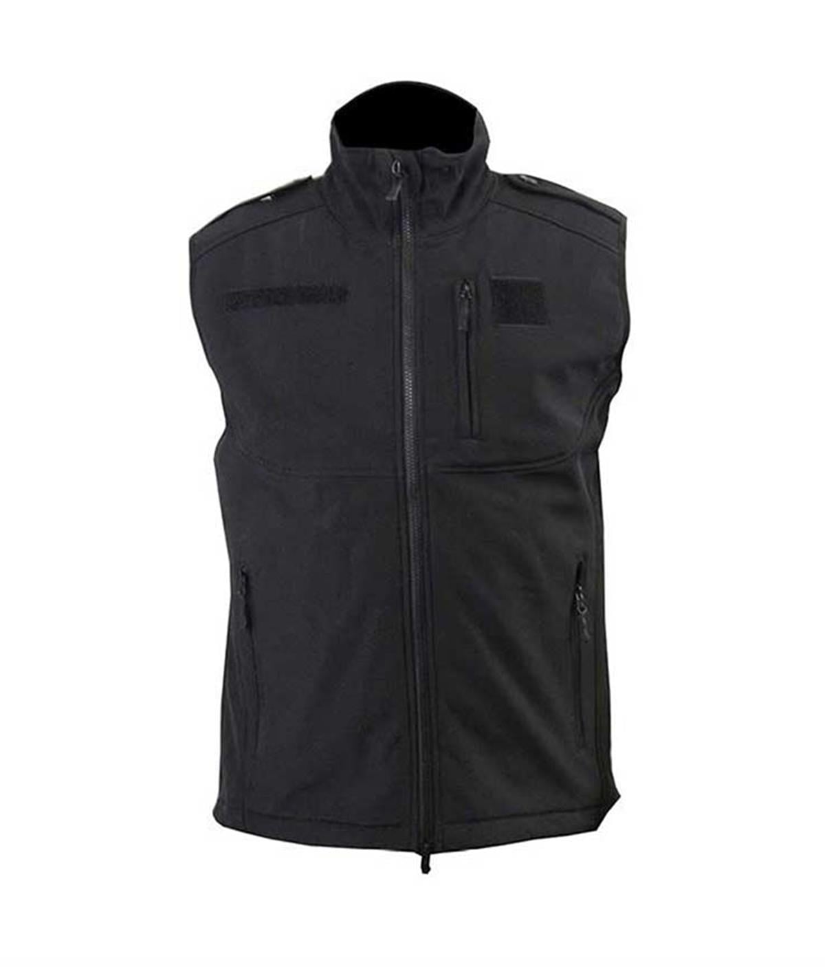 YDS MIL-TEC SOFTSHELL YELEK -SİYAH