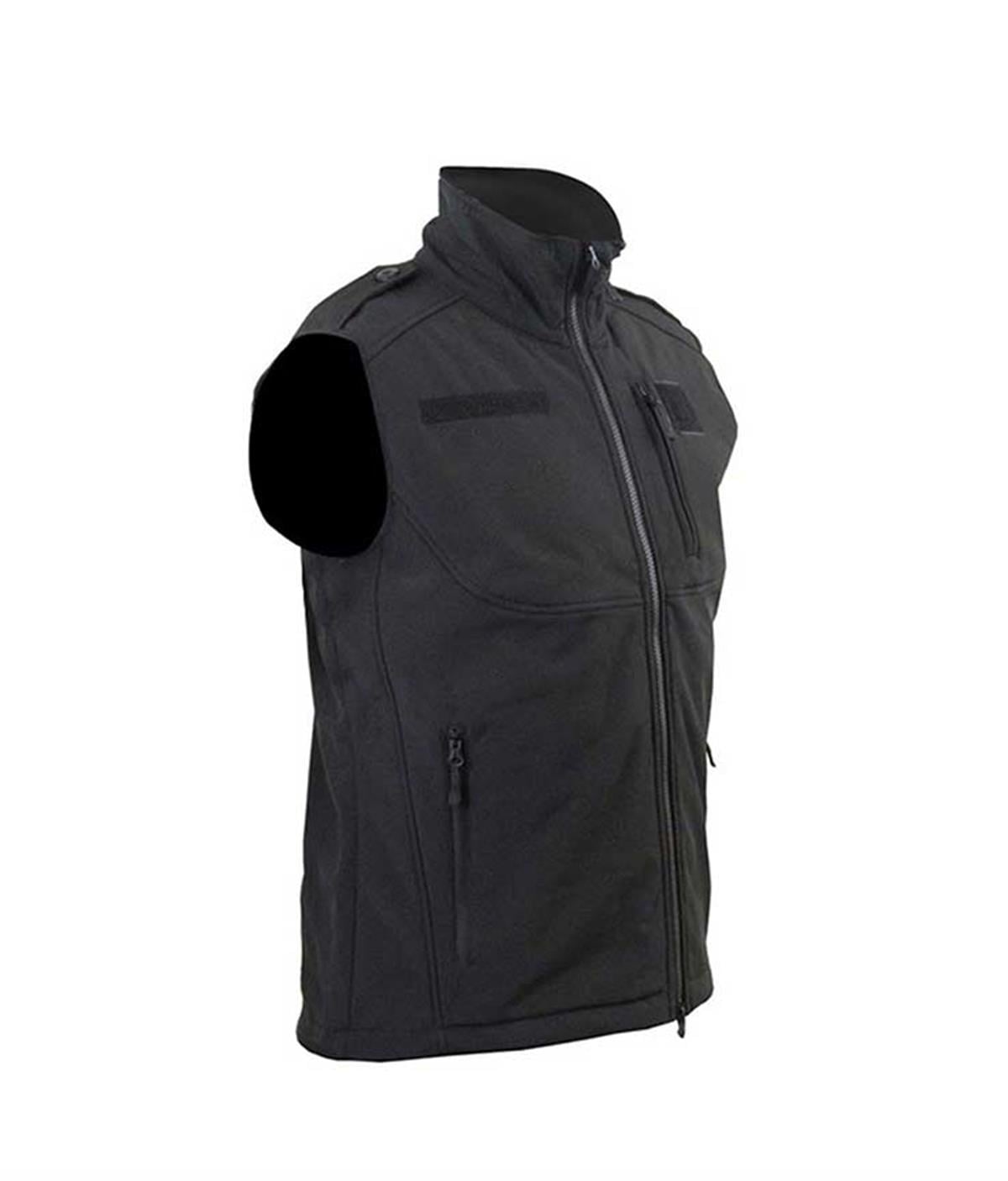 YDS MIL-TEC SOFTSHELL YELEK -SİYAH