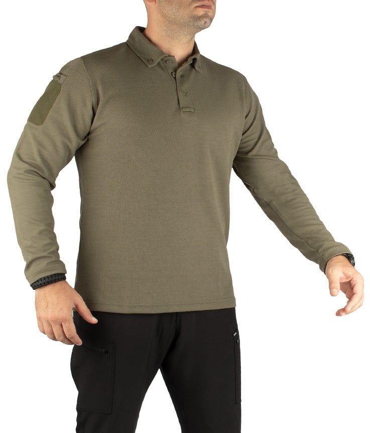 YDS PERFORMANCE POLO T-SHIRT UZUN KOLLU -HAKİ