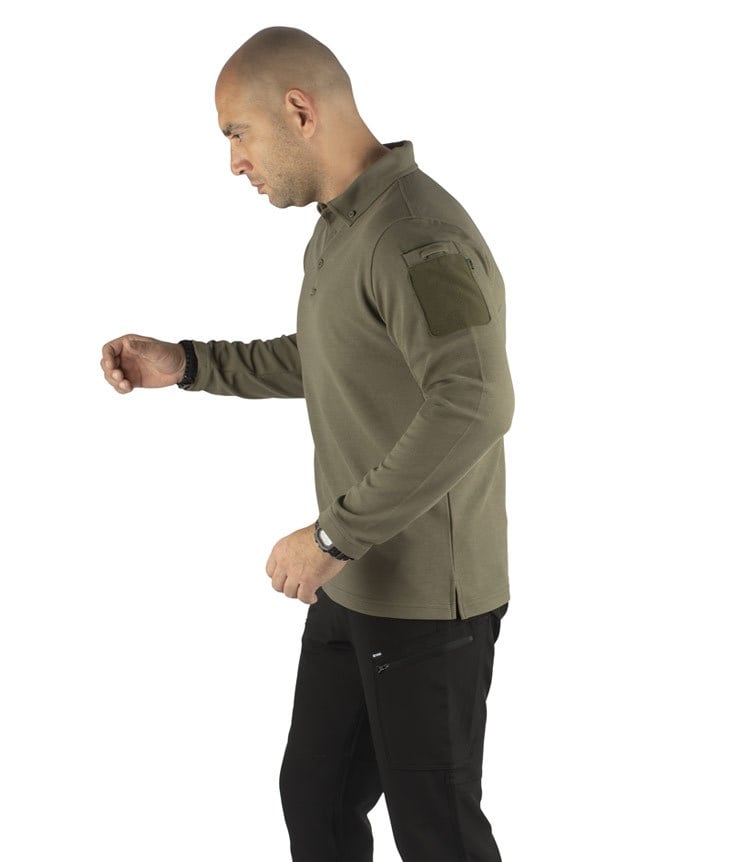 YDS PERFORMANCE POLO T-SHIRT UZUN KOLLU -HAKİ