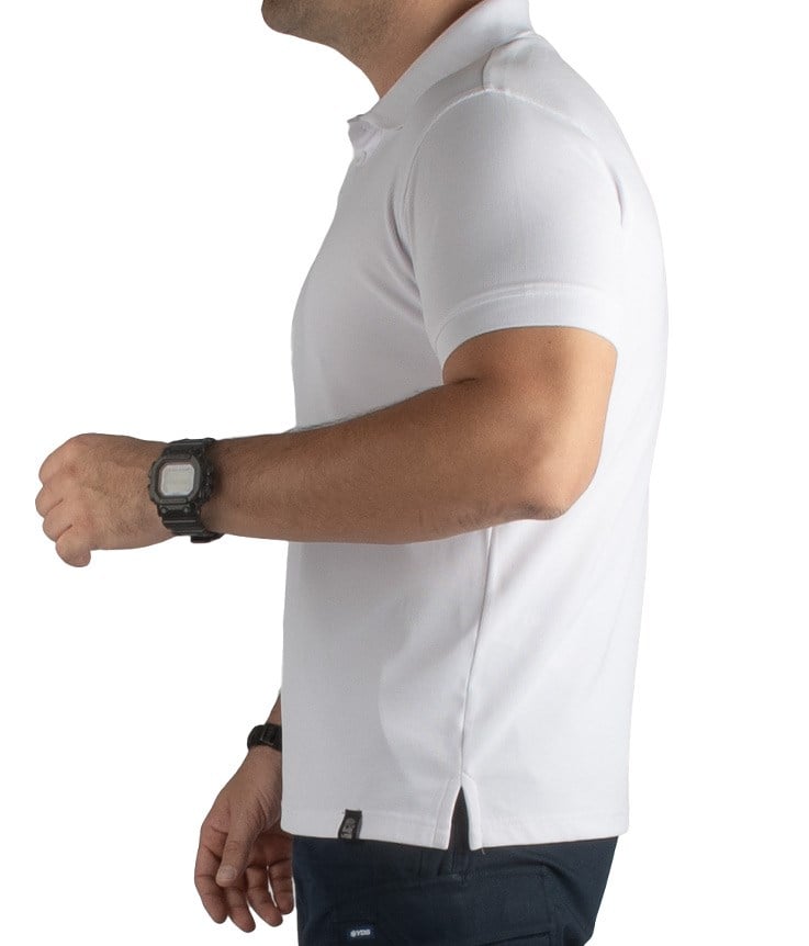 YDS PREMIUM POLO T-SHIRT -BEYAZ