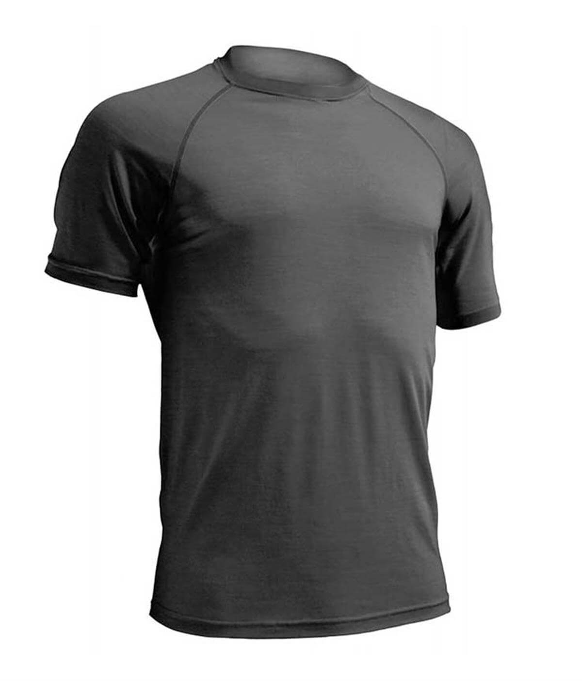 YDS QUIDO YÜN T-SHIRT S YAKA -FÜME