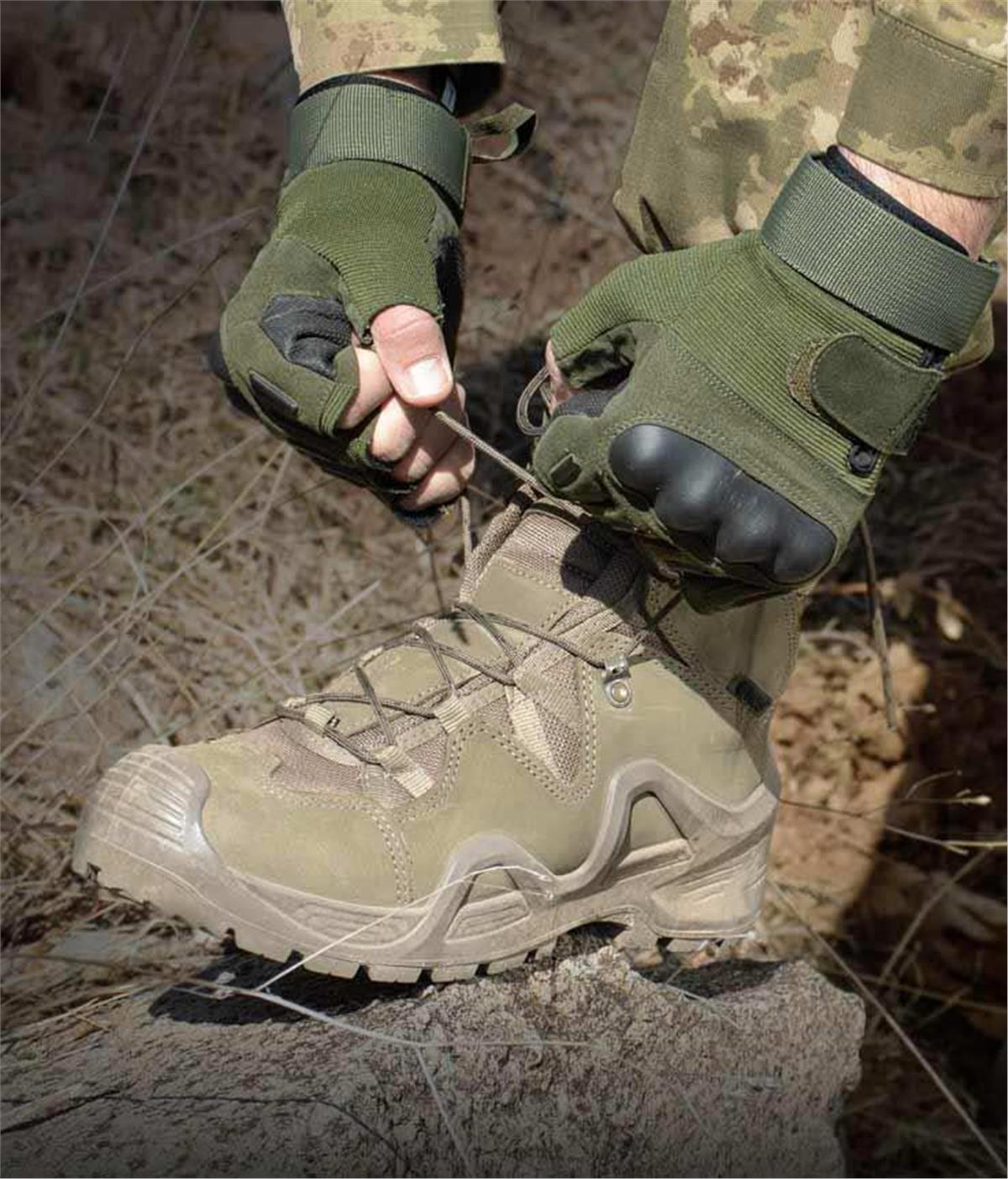 YDS TACTICAL FINGERLESS ELDİVEN -HAKİ